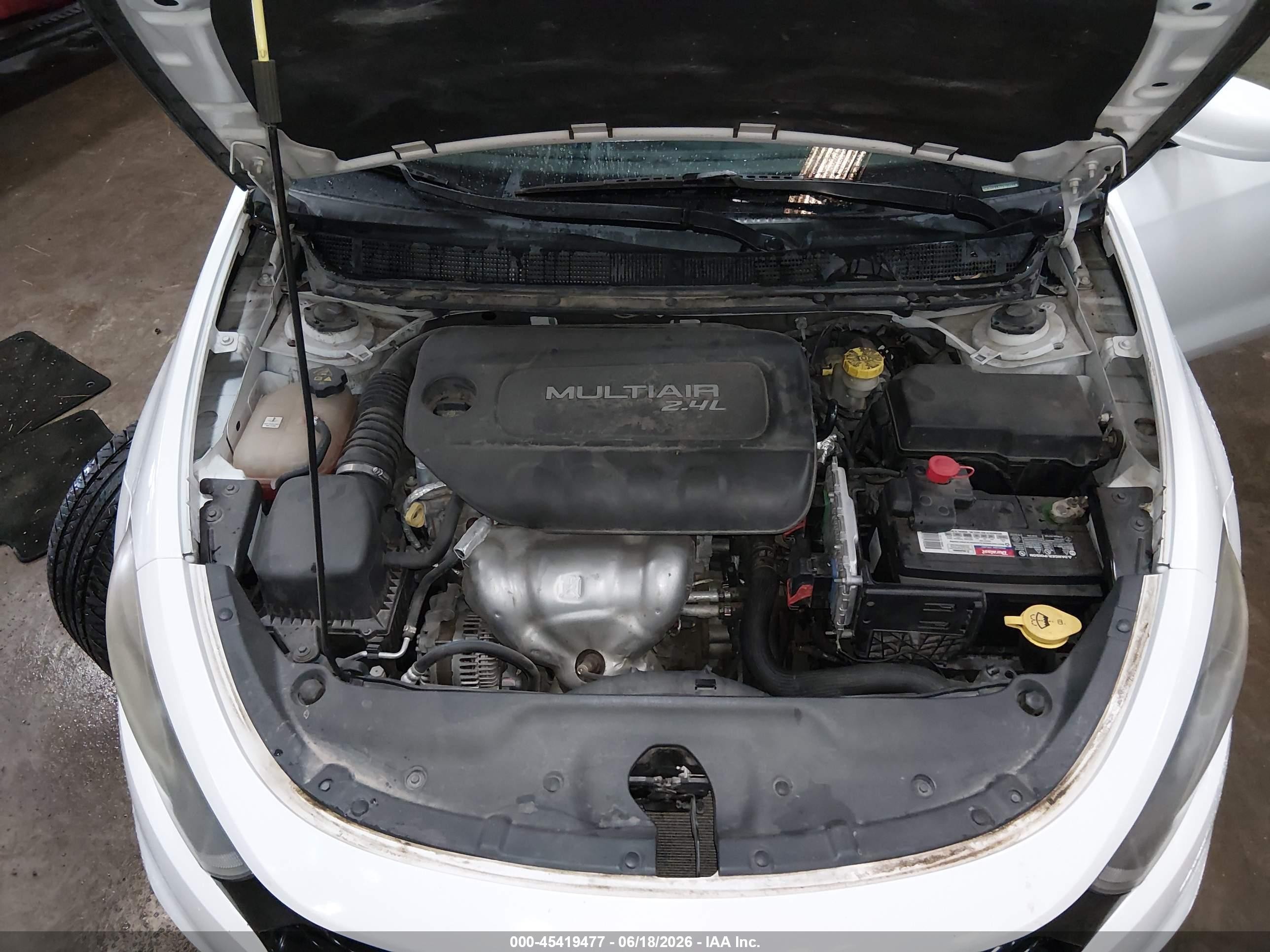 2015 Dodge Dart Sxt White vin: 1C3CDFBB7FD150289