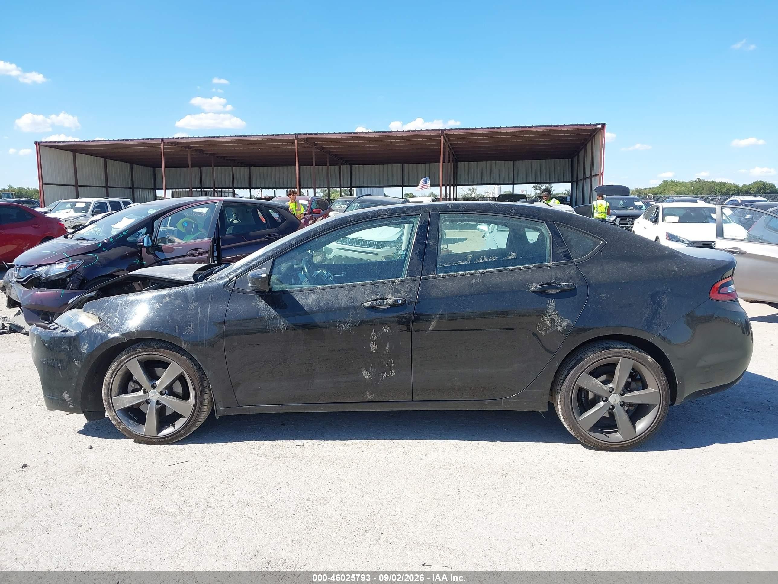 2015 Dodge Dart Sxt Black vin: 1C3CDFBB7FD193899