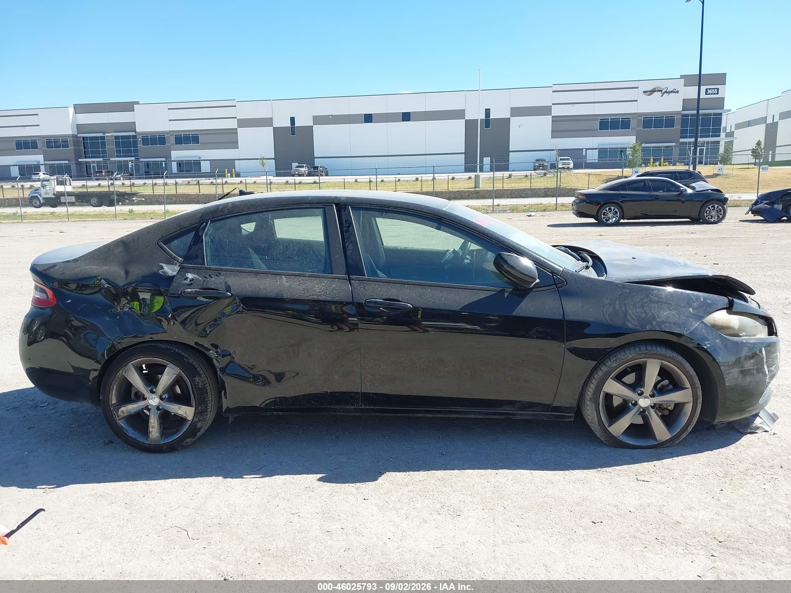 2015 Dodge Dart Sxt Black vin: 1C3CDFBB7FD193899
