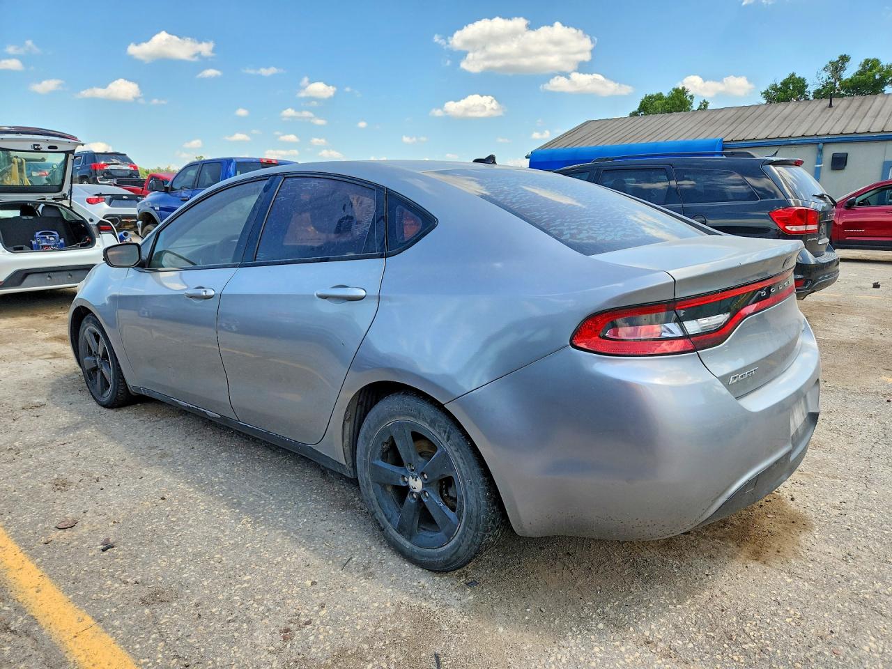 2015 Dodge Dart Sxt Silver vin: 1C3CDFBB7FD236685