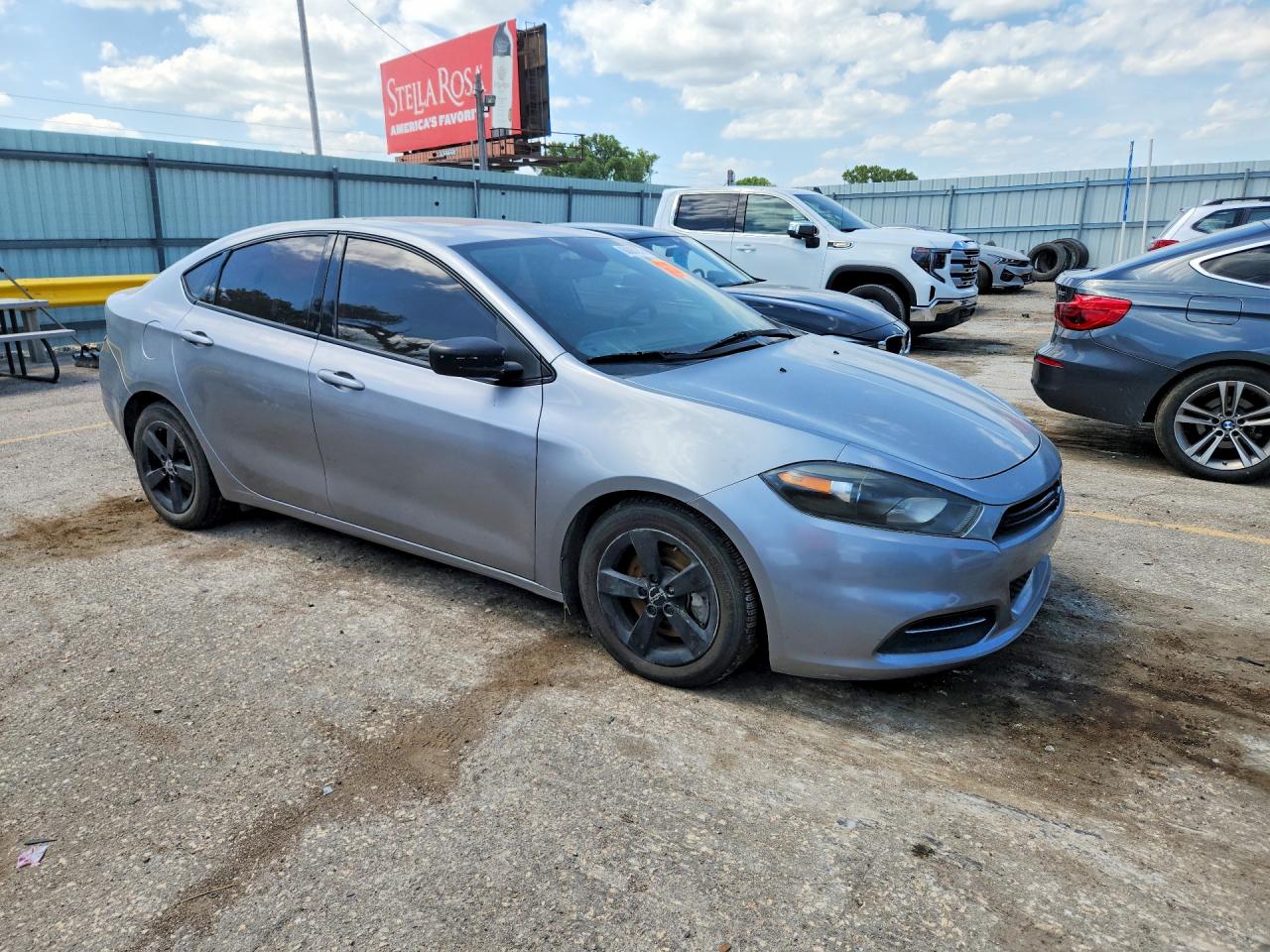 2015 Dodge Dart Sxt Silver vin: 1C3CDFBB7FD236685