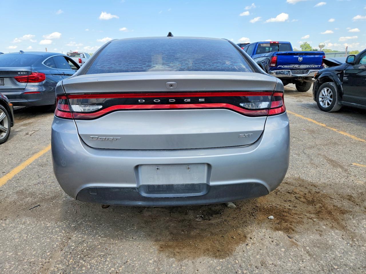 2015 Dodge Dart Sxt Silver vin: 1C3CDFBB7FD236685