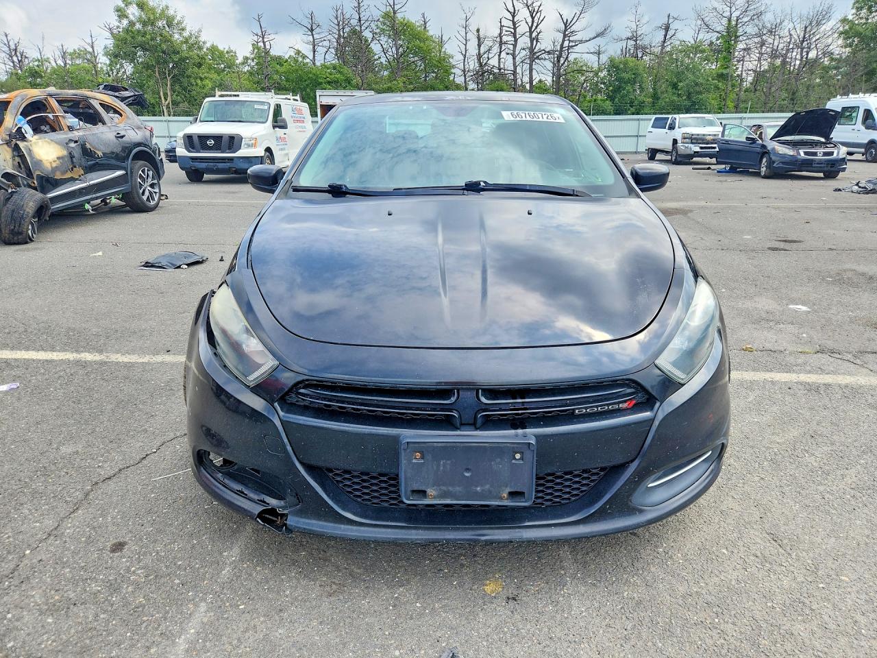 2015 Dodge Dart Sxt Black vin: 1C3CDFBB7FD236783