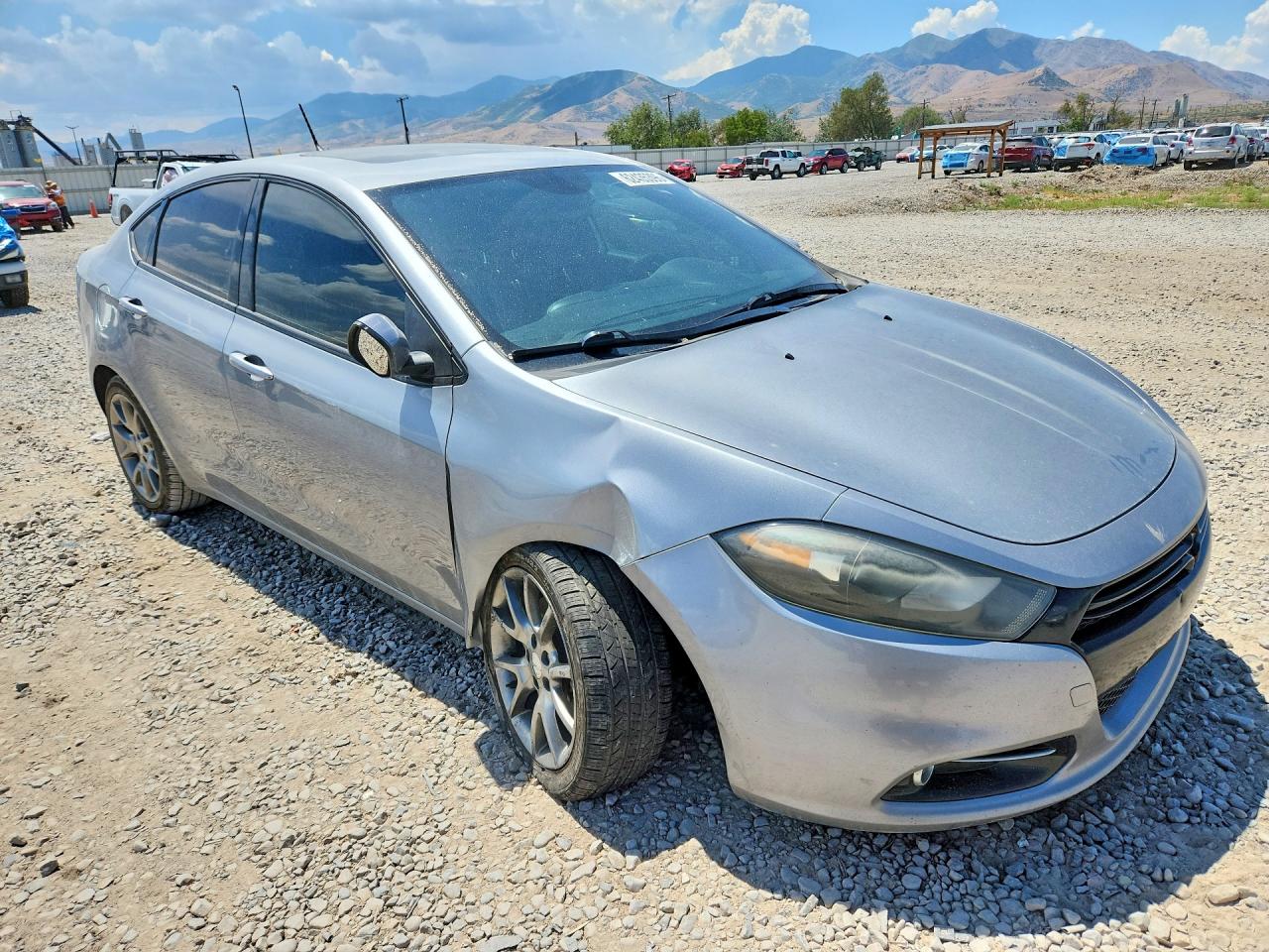 2015 Dodge Dart Sxt Silver vin: 1C3CDFBB7FD253616