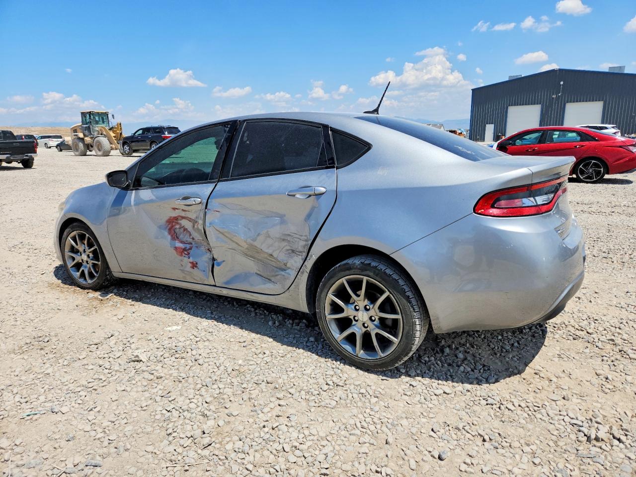 2015 Dodge Dart Sxt Silver vin: 1C3CDFBB7FD253616
