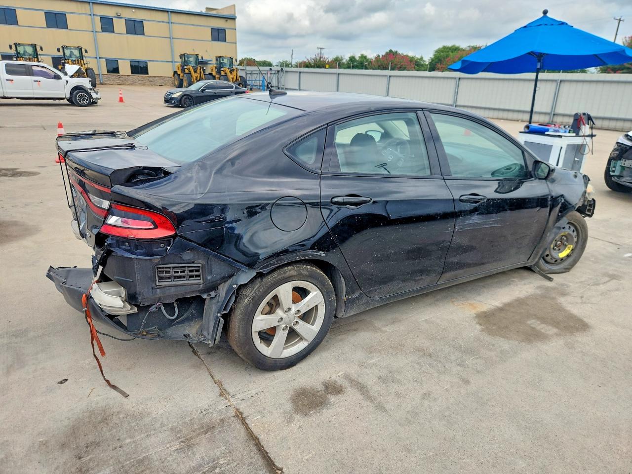 2015 Dodge Dart Sxt Black vin: 1C3CDFBB7FD277026