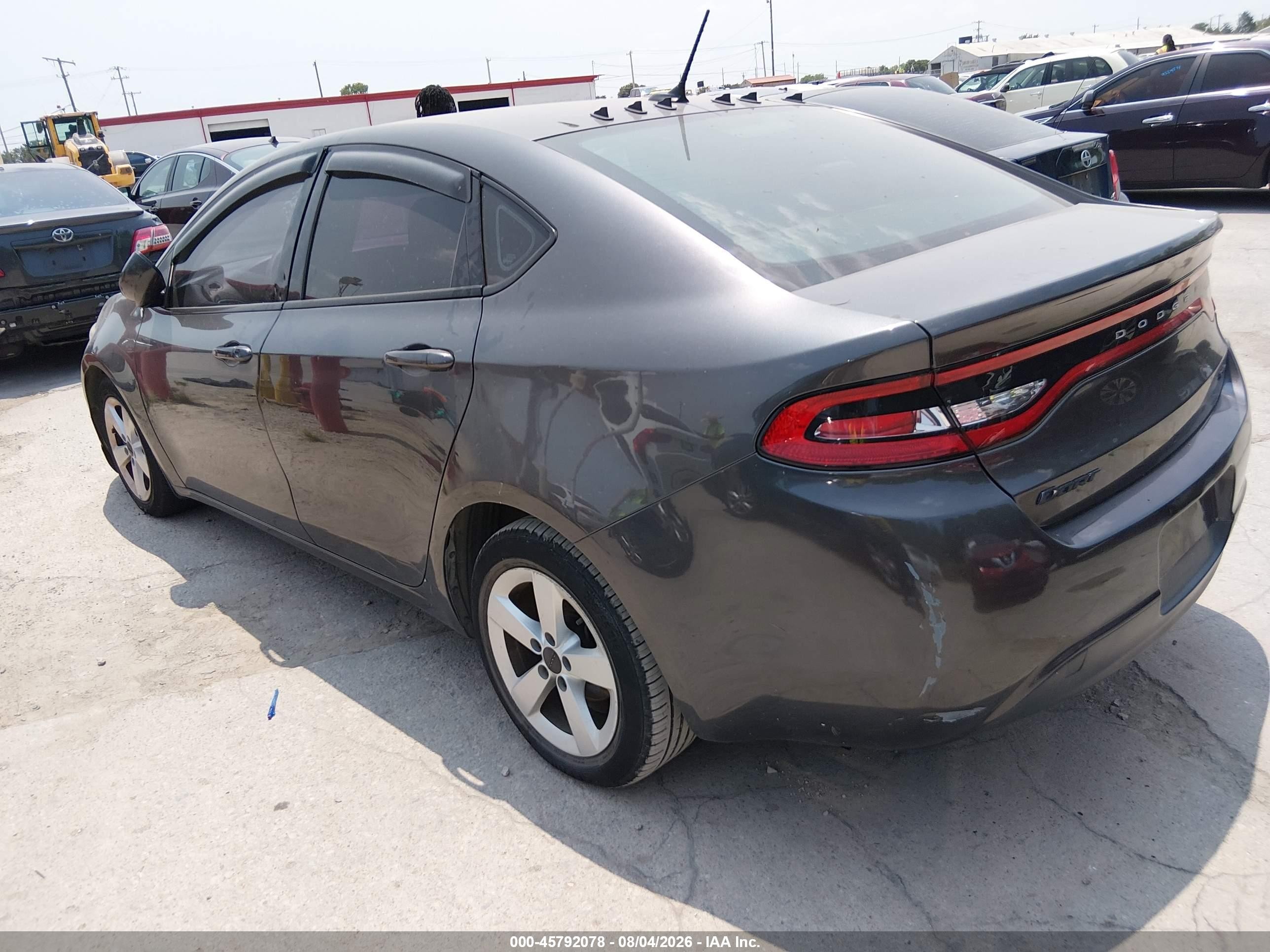 2015 Dodge Dart Sxt Brown vin: 1C3CDFBB7FD286082