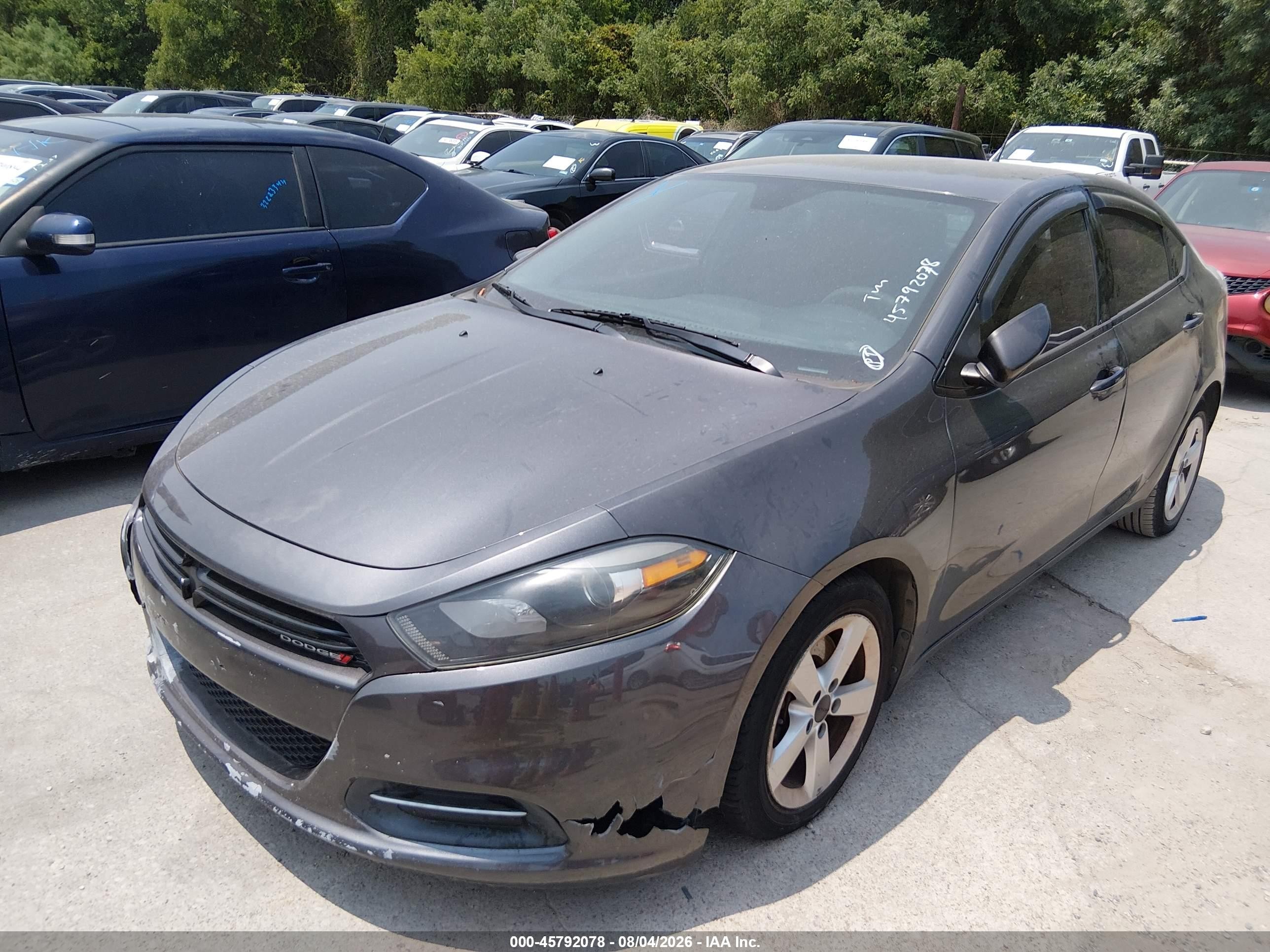 2015 Dodge Dart Sxt Brown vin: 1C3CDFBB7FD286082