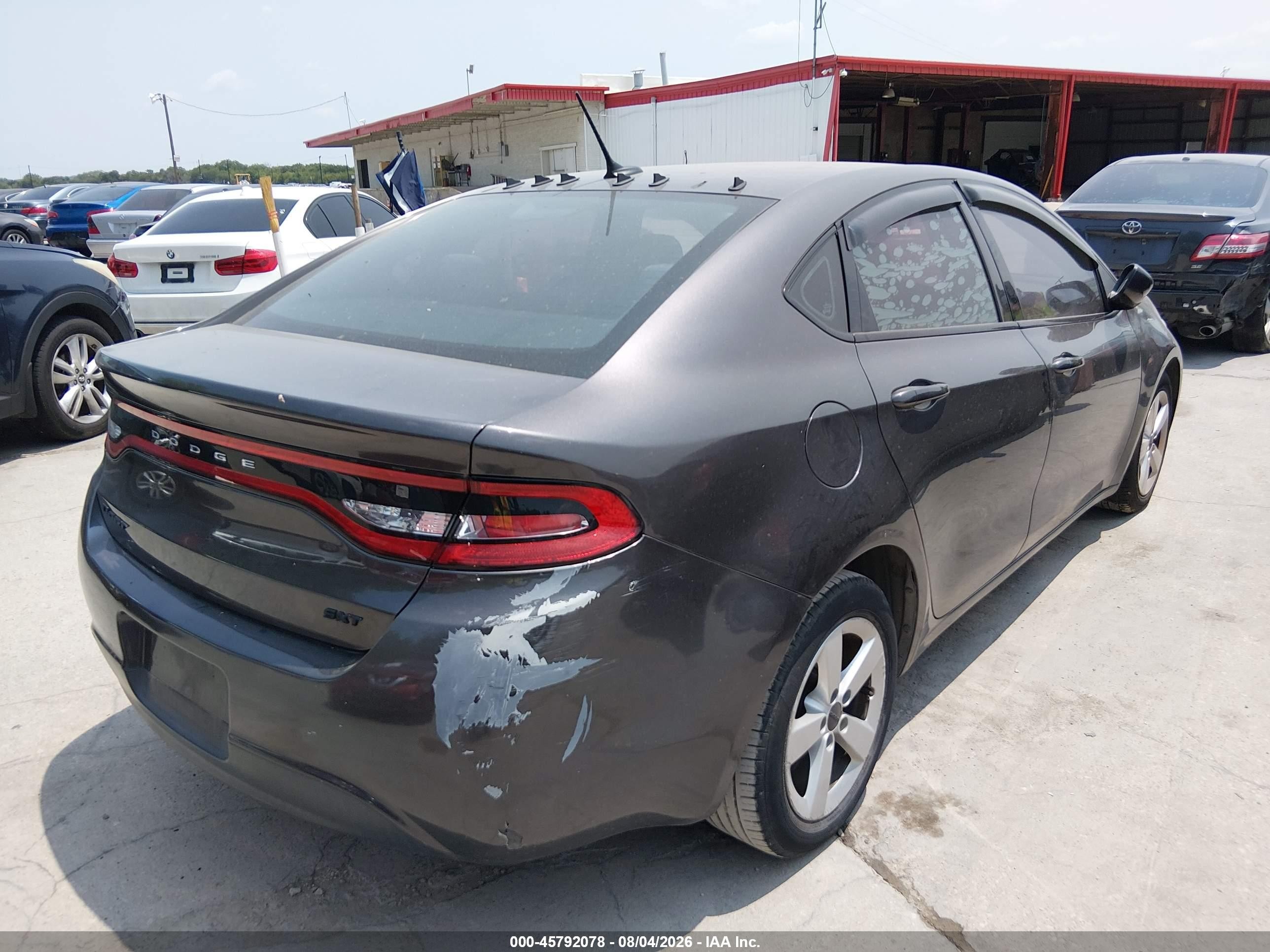 2015 Dodge Dart Sxt Brown vin: 1C3CDFBB7FD286082