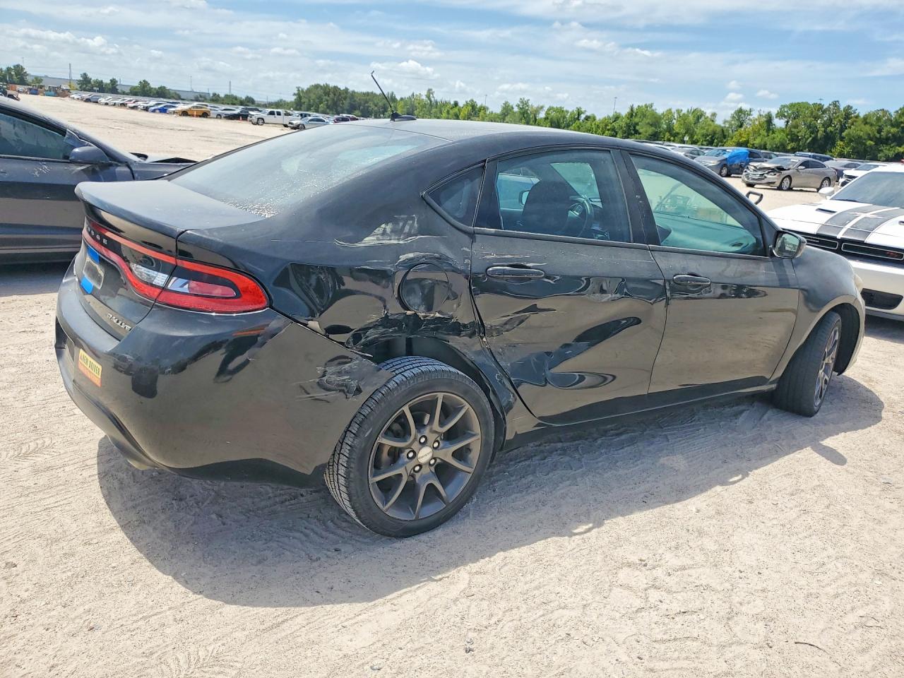 2015 Dodge Dart Sxt Black vin: 1C3CDFBB7FD299205