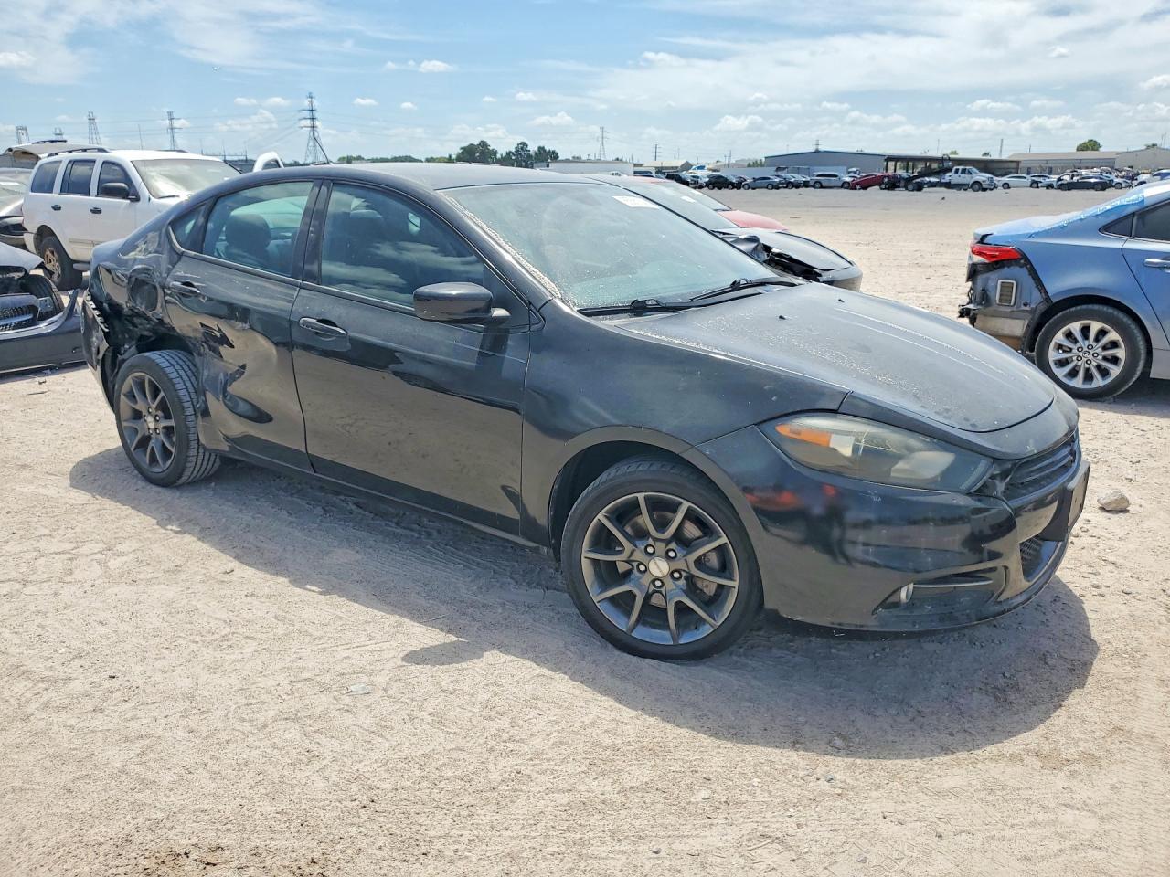 2015 Dodge Dart Sxt Black vin: 1C3CDFBB7FD299205