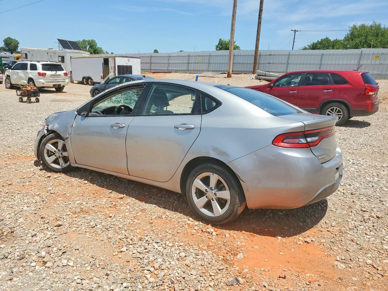 2015 Dodge Dart Sxt Серебряный vin: 1C3CDFBB7FD315029