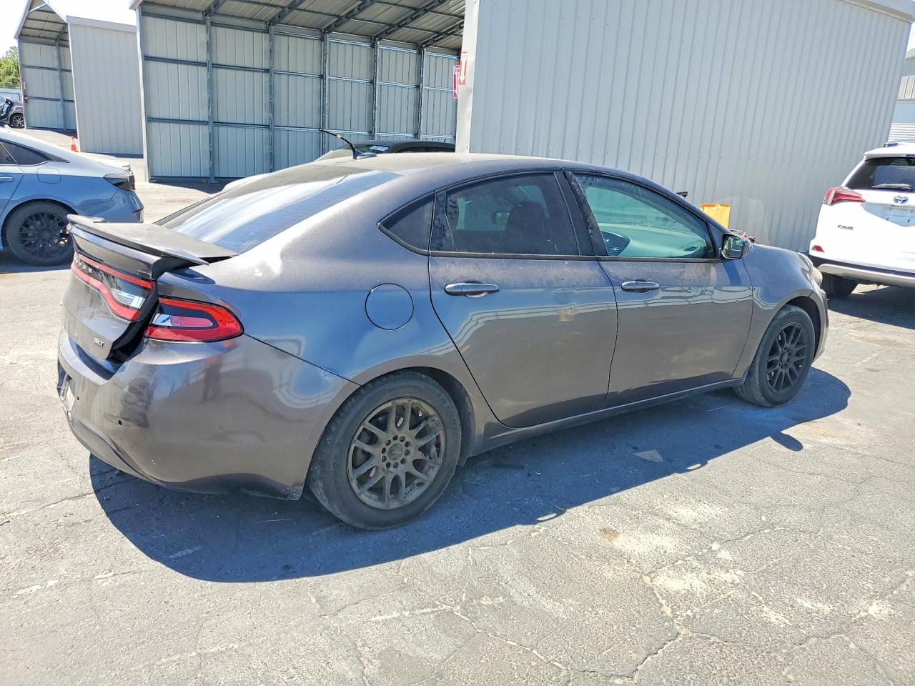 2015 Dodge Dart Sxt Gray vin: 1C3CDFBB7FD336558