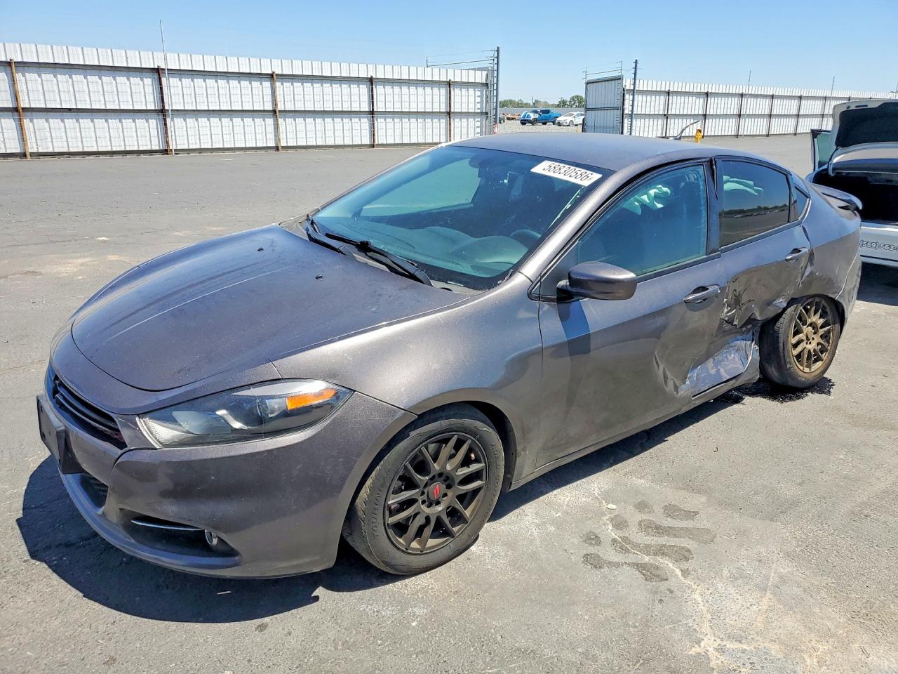 2015 Dodge Dart Sxt Gray vin: 1C3CDFBB7FD336558