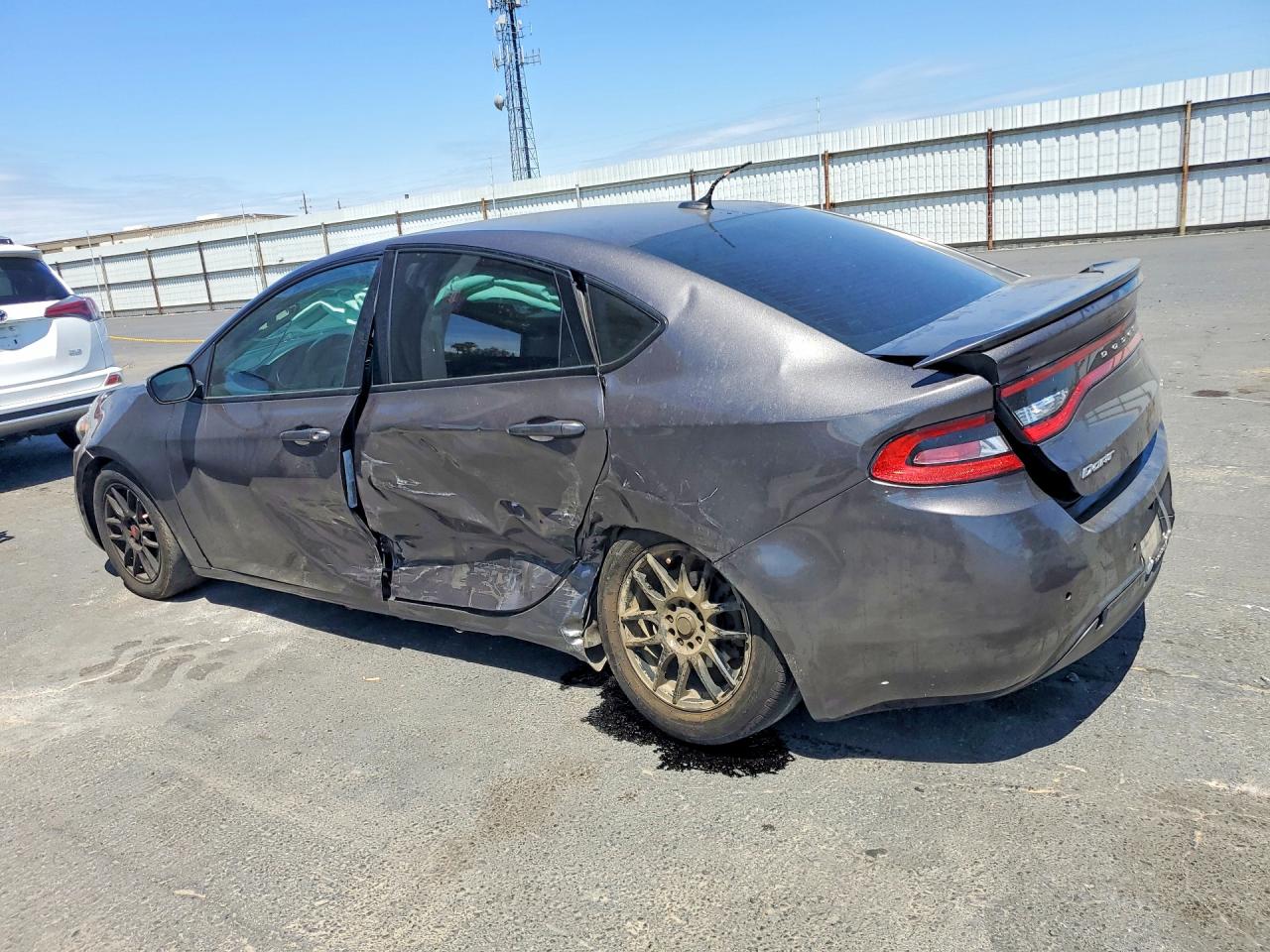 2015 Dodge Dart Sxt Gray vin: 1C3CDFBB7FD336558