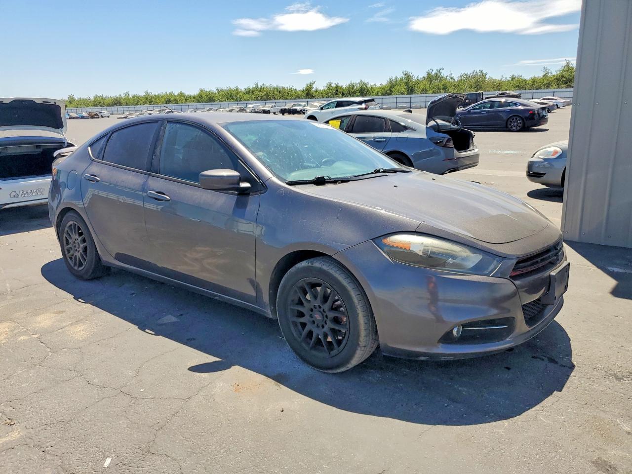 2015 Dodge Dart Sxt Gray vin: 1C3CDFBB7FD336558