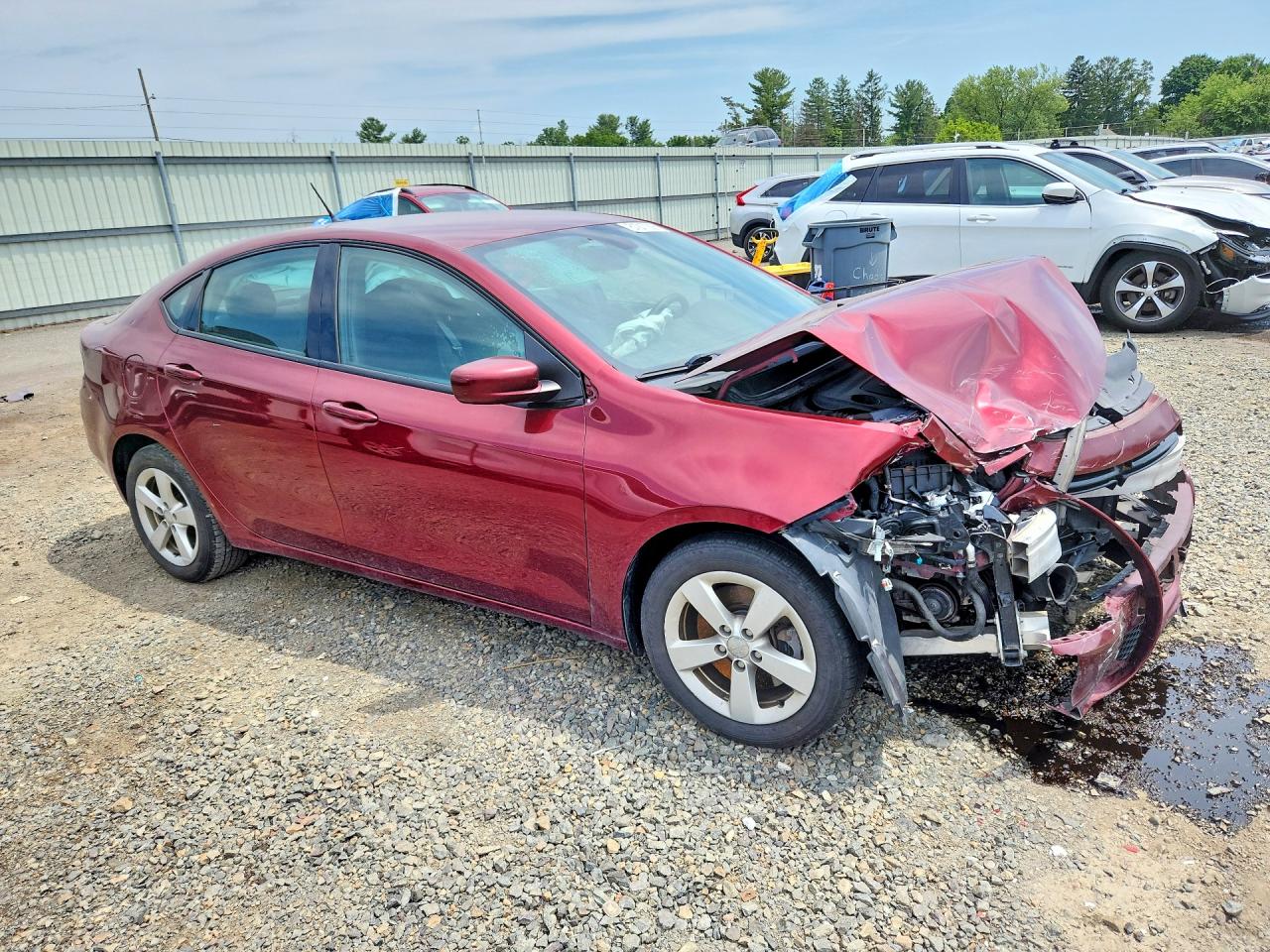 2015 Dodge Dart Red vin: 1C3CDFBB7FD351030