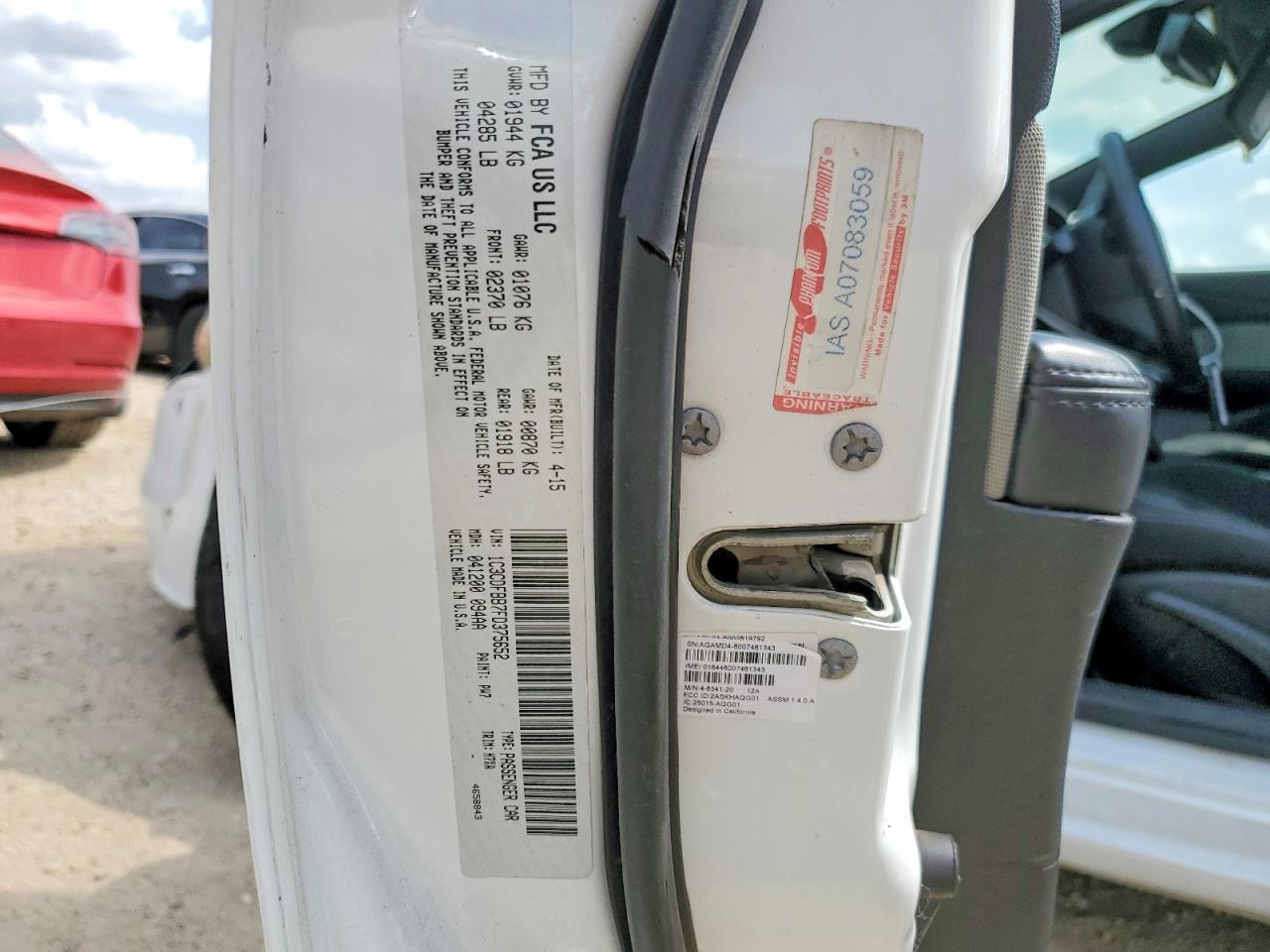 2015 Dodge Dart Sxt White vin: 1C3CDFBB7FD375652