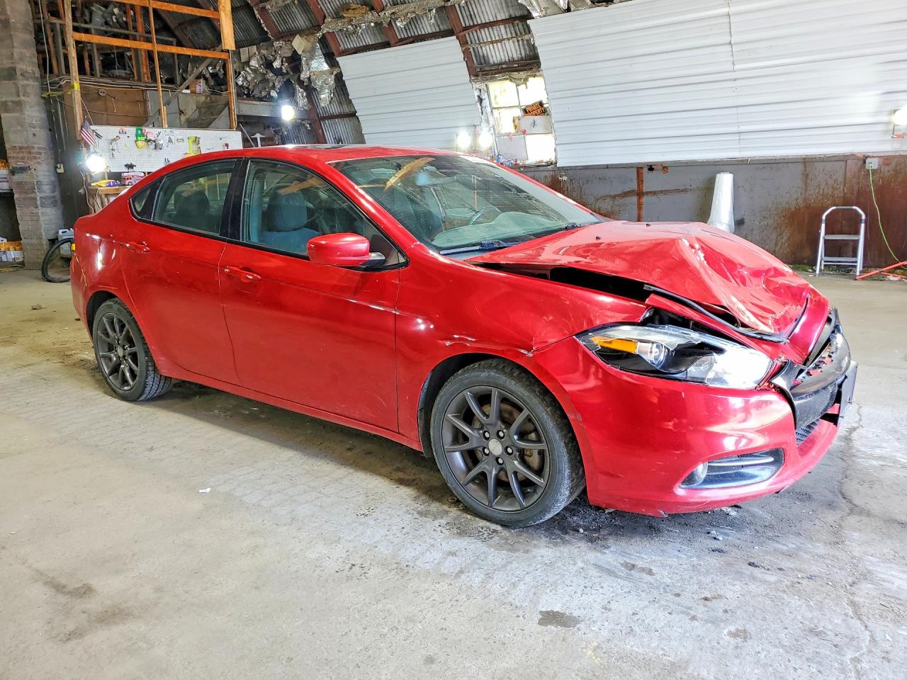 2015 Dodge Dart Sxt Red vin: 1C3CDFBB7FD421206