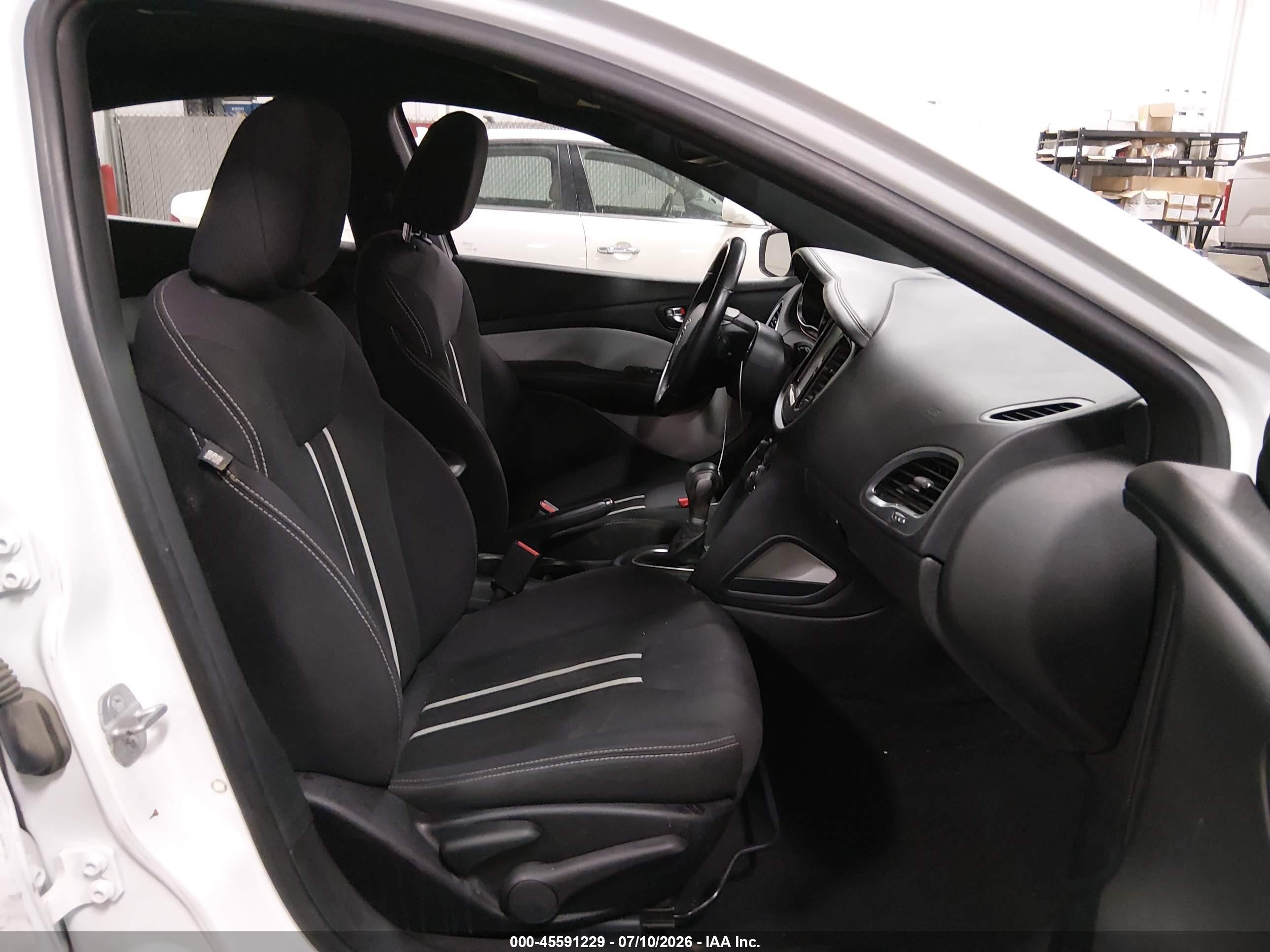 2014 Dodge Dart Sxt White vin: 1C3CDFBB8ED672086