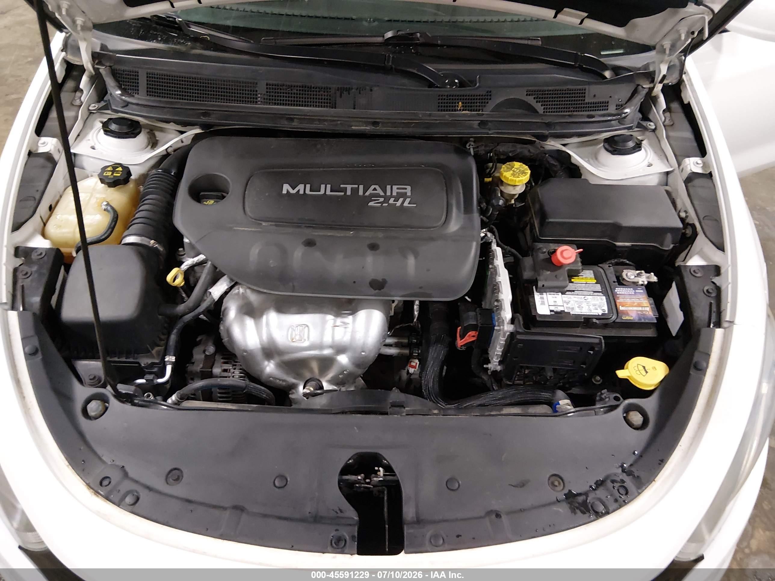 2014 Dodge Dart Sxt White vin: 1C3CDFBB8ED672086