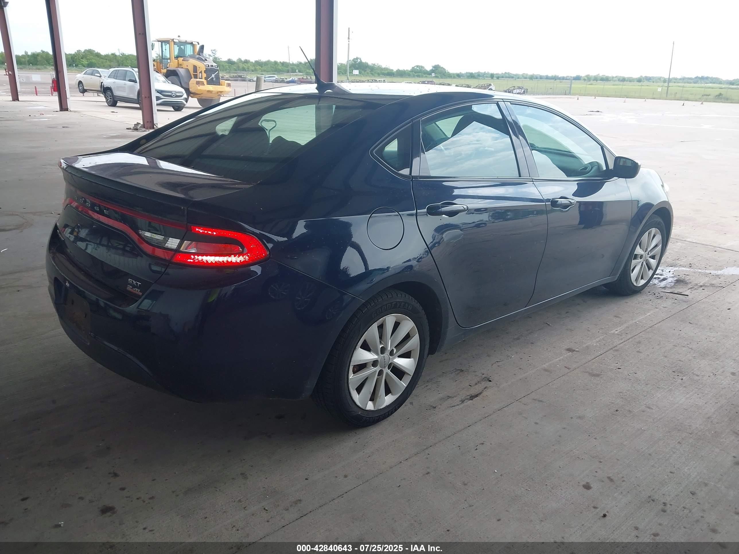 2014 Dodge Dart Sxt Blue vin: 1C3CDFBB8ED672122