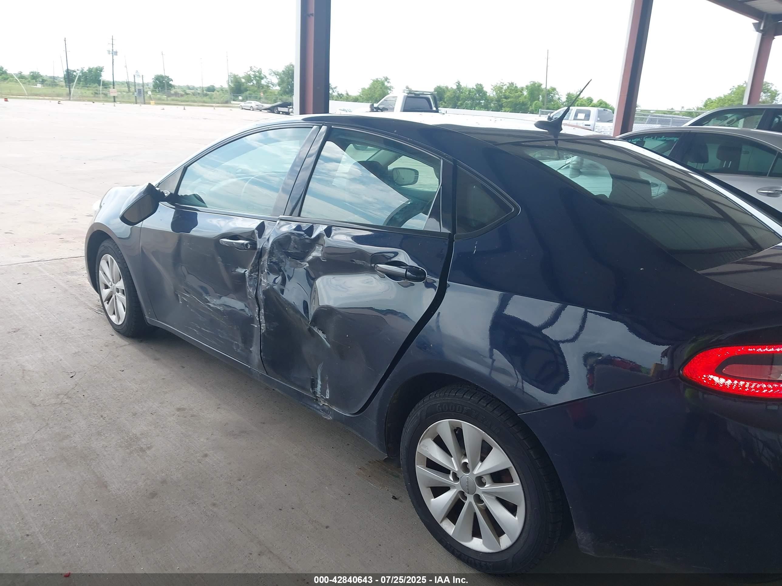 2014 Dodge Dart Sxt Blue vin: 1C3CDFBB8ED672122