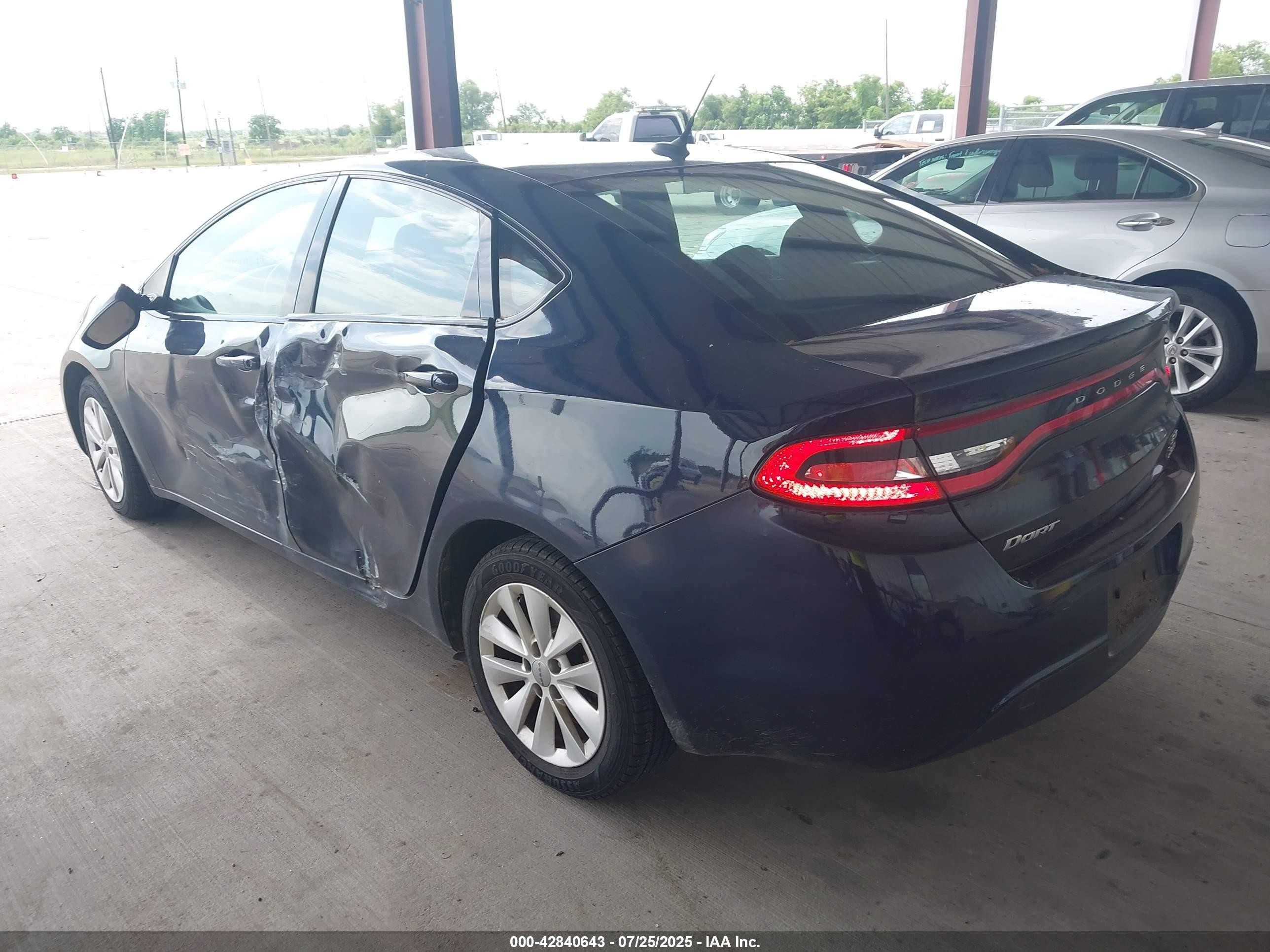 2014 Dodge Dart Sxt Blue vin: 1C3CDFBB8ED672122