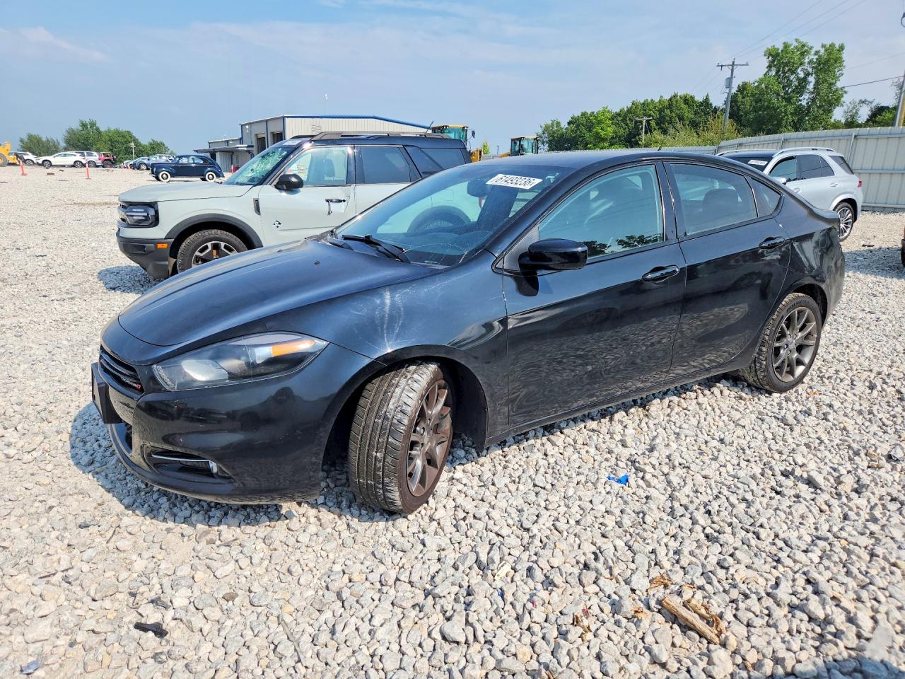 2014 Dodge Dart Sxt Black vin: 1C3CDFBB8ED708570