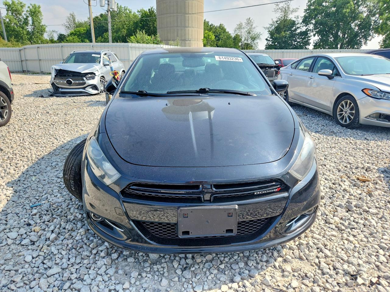 2014 Dodge Dart Sxt Black vin: 1C3CDFBB8ED708570