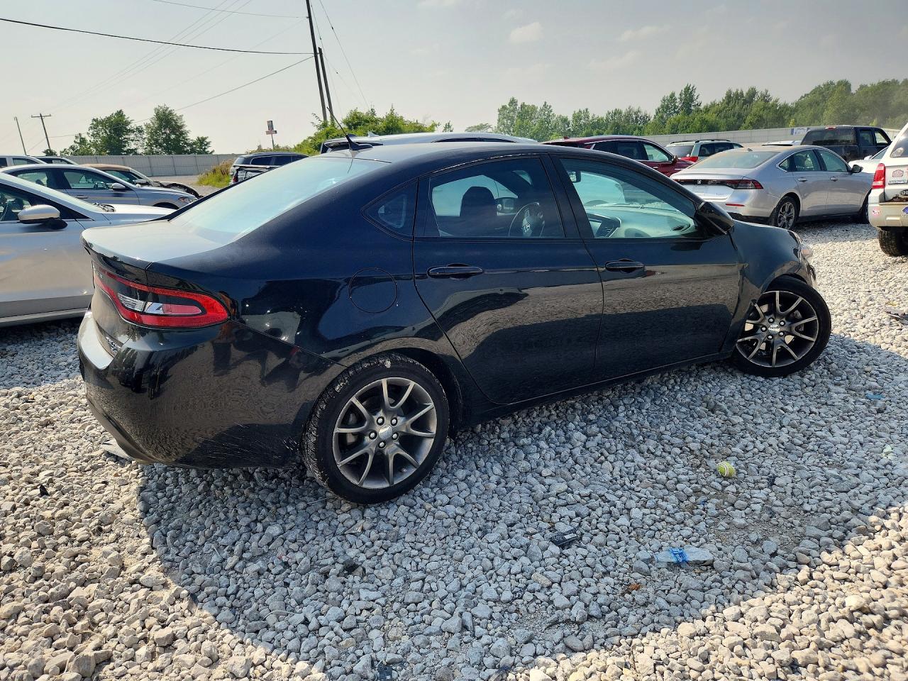 2014 Dodge Dart Sxt Black vin: 1C3CDFBB8ED708570
