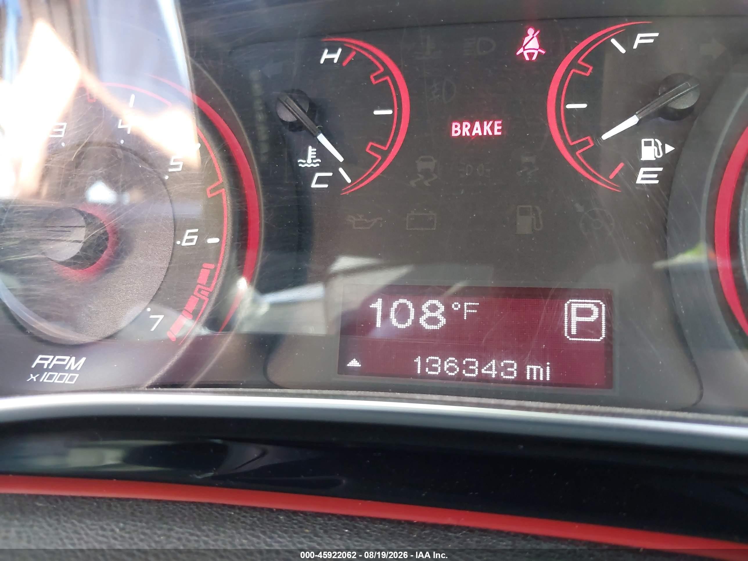 2014 Dodge Dart Sxt Red vin: 1C3CDFBB8ED767859