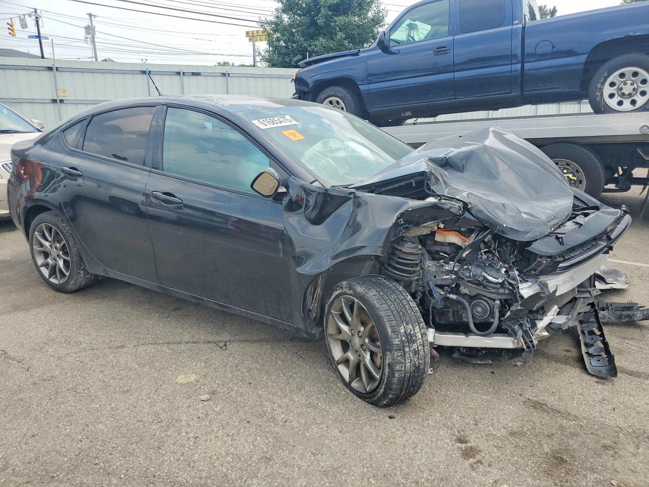 2014 Dodge Dart Sxt Black vin: 1C3CDFBB8ED831611
