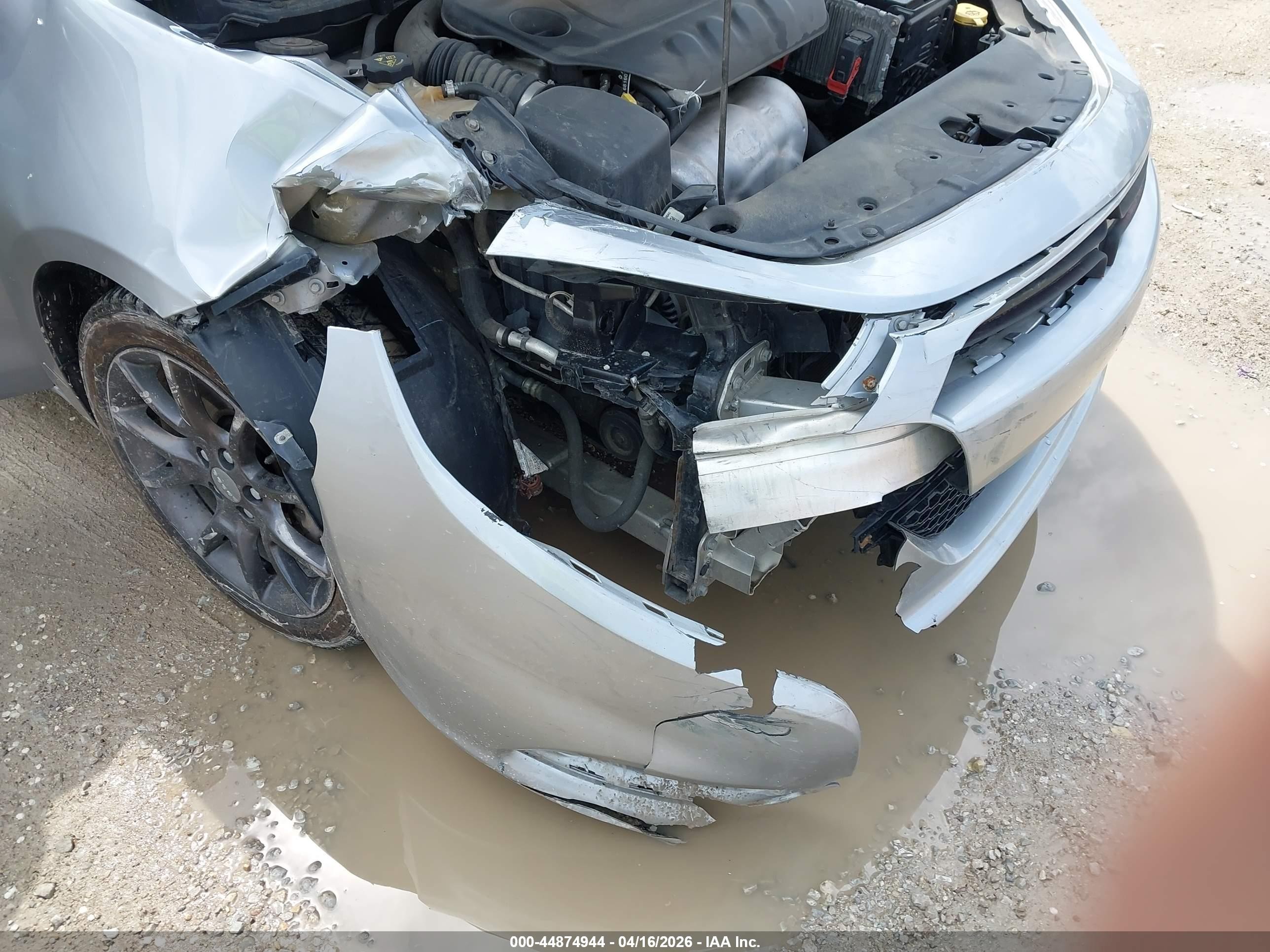 2015 Dodge Dart Sxt Silver vin: 1C3CDFBB8FD102087