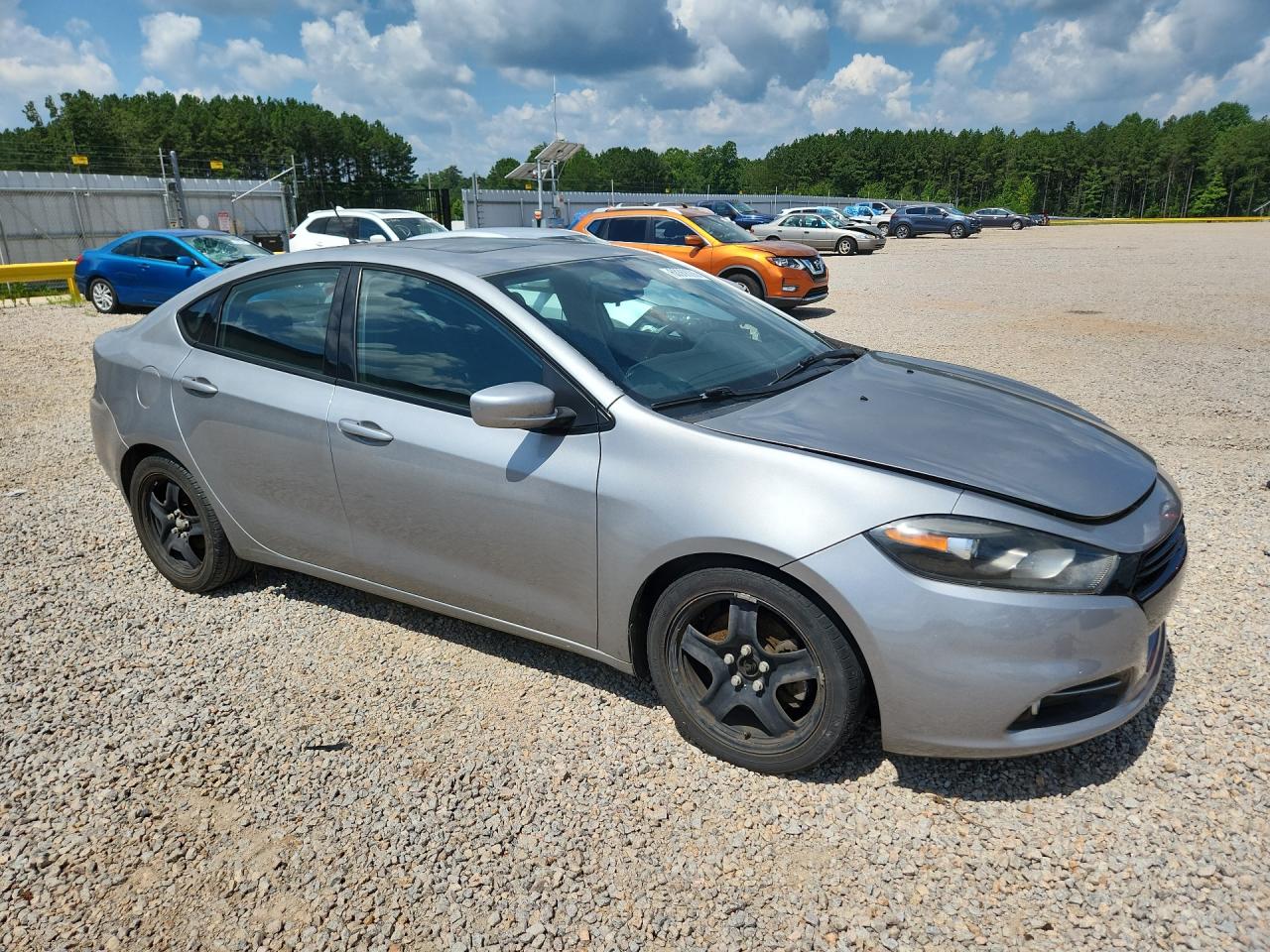 2015 Dodge Dart Sxt Silver vin: 1C3CDFBB8FD111940