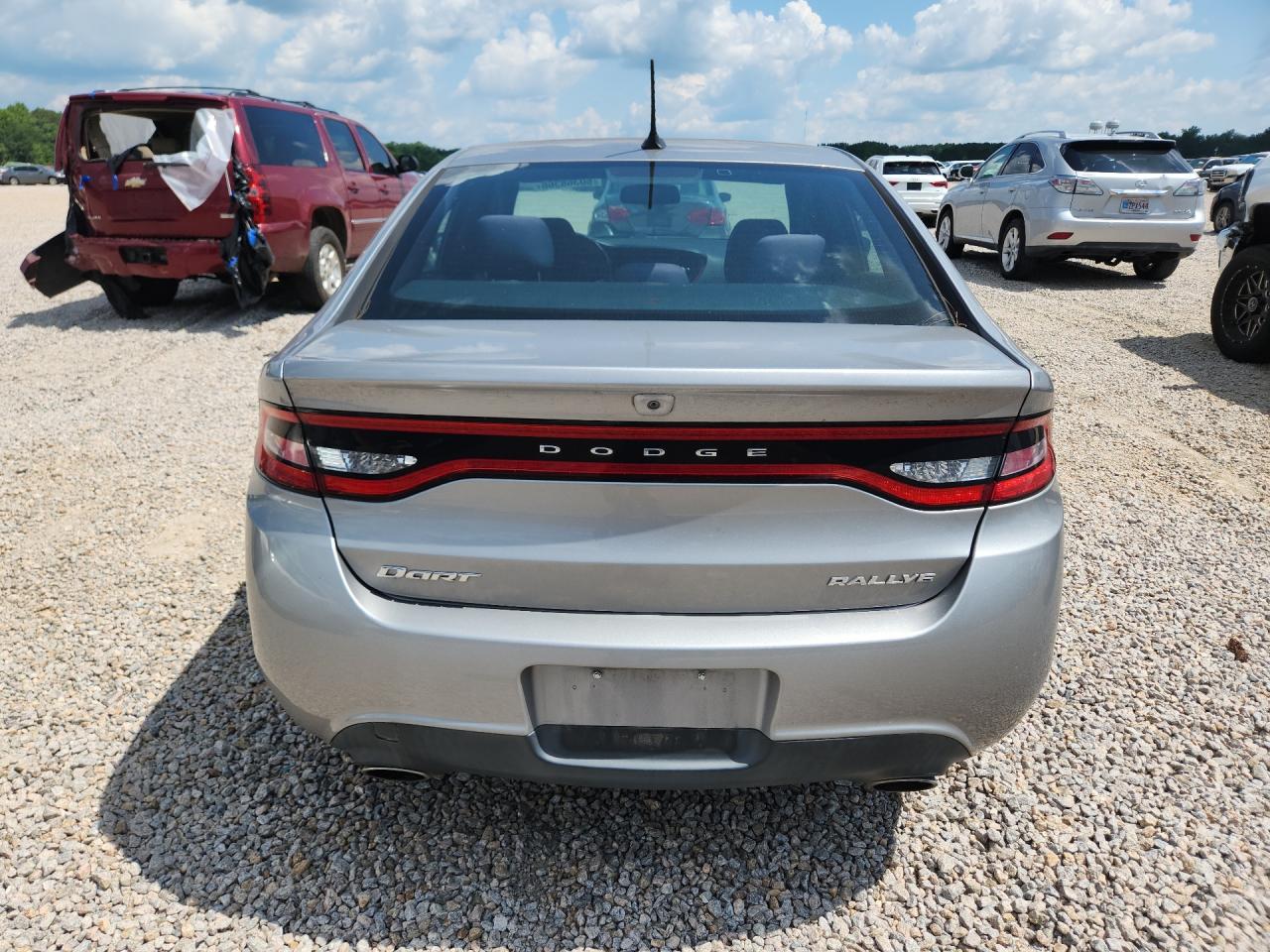 2015 Dodge Dart Sxt Silver vin: 1C3CDFBB8FD111940