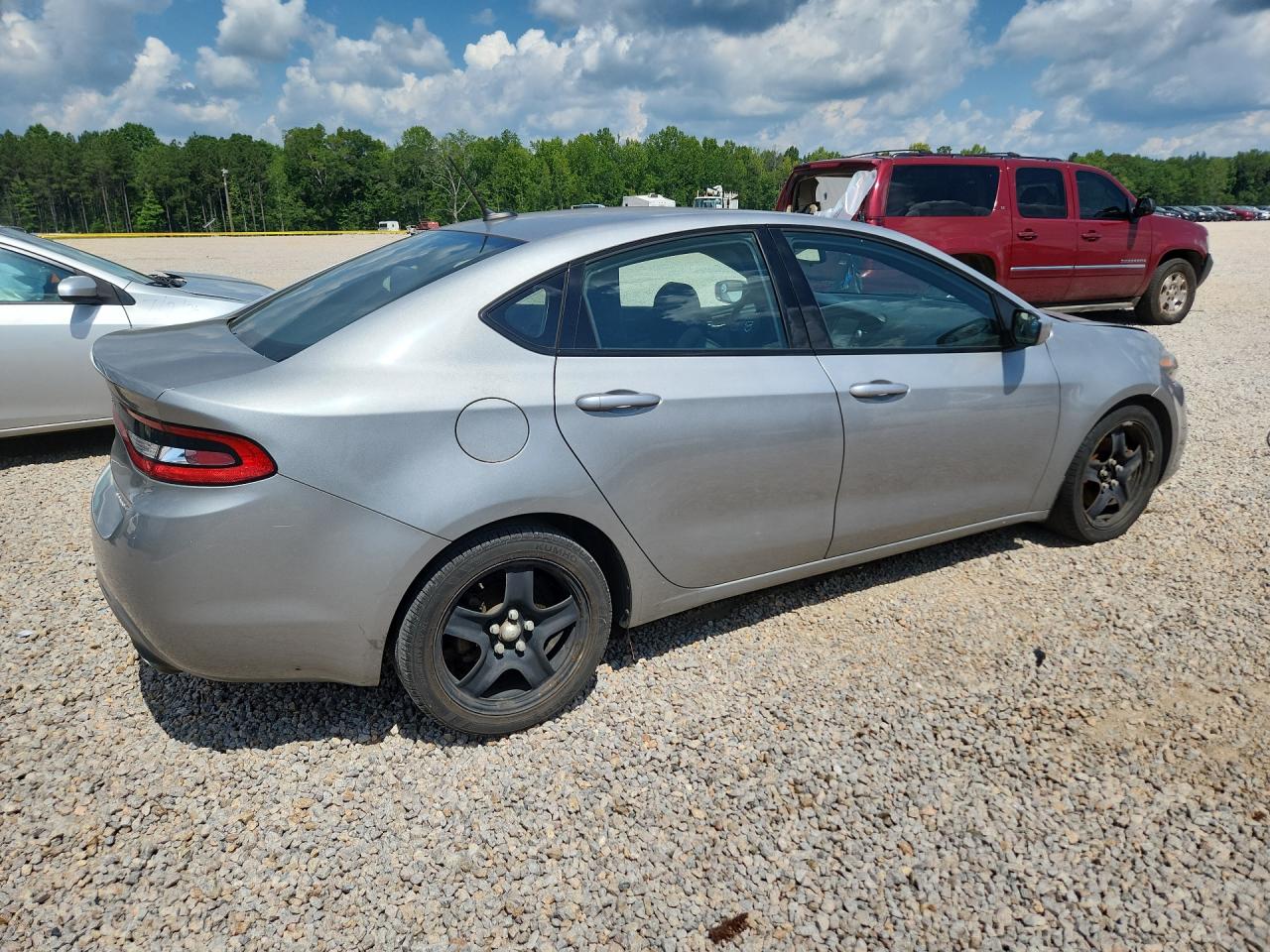 2015 Dodge Dart Sxt Silver vin: 1C3CDFBB8FD111940