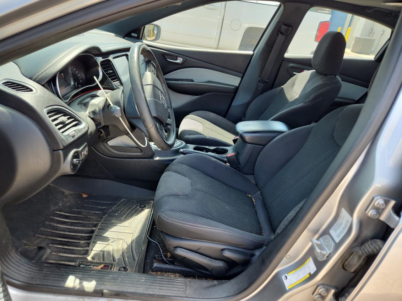 2015 Dodge Dart Sxt Silver vin: 1C3CDFBB8FD111940