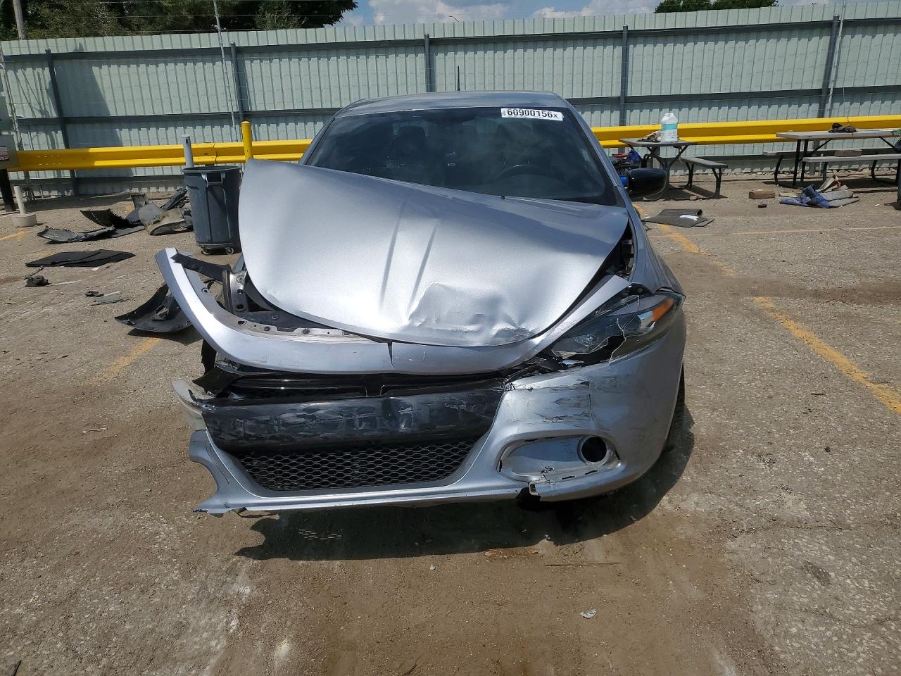 2015 Dodge Dart Sxt Silver vin: 1C3CDFBB8FD119567