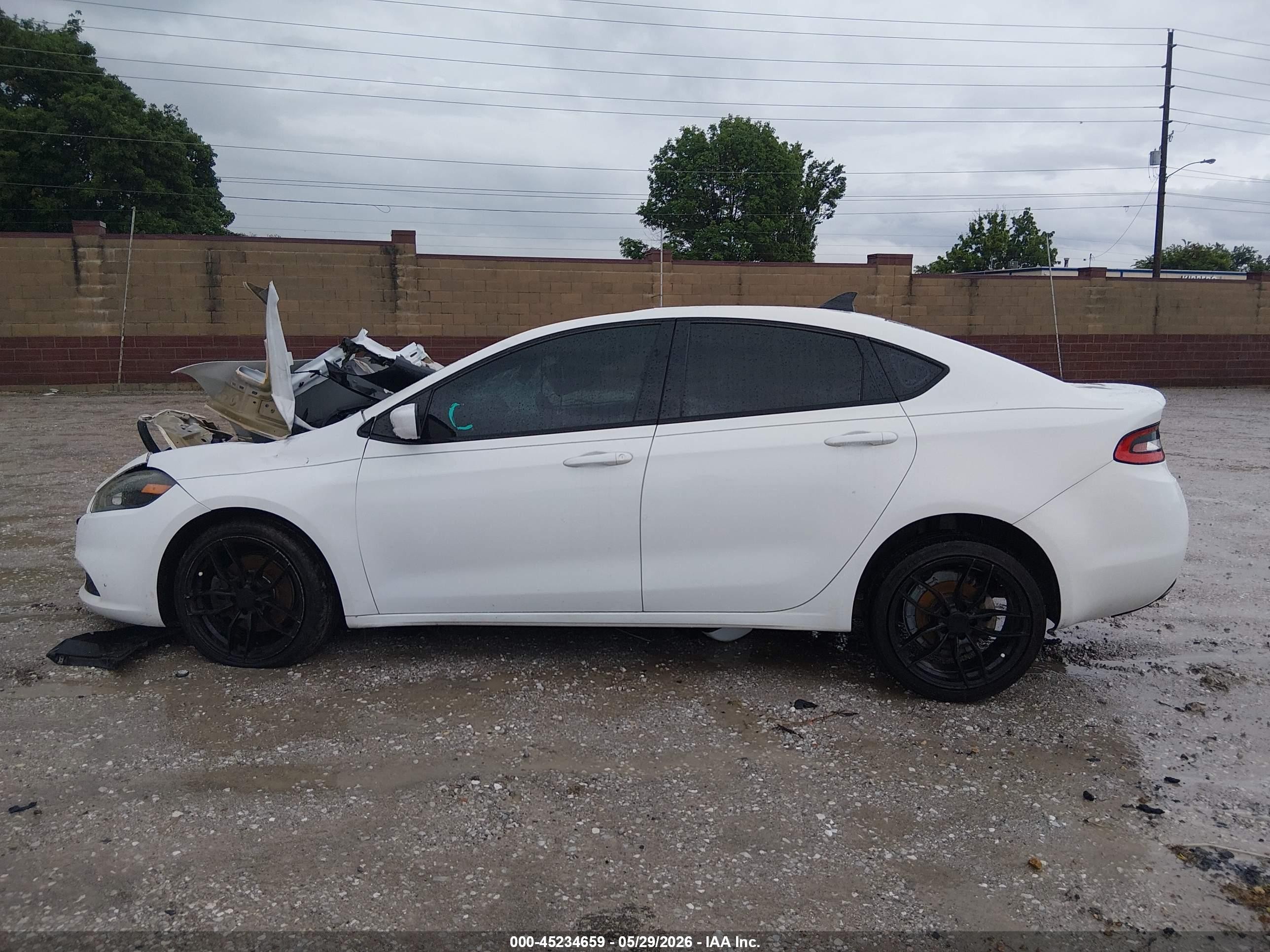 2015 Dodge Dart Sxt Белый vin: 1C3CDFBB8FD278802