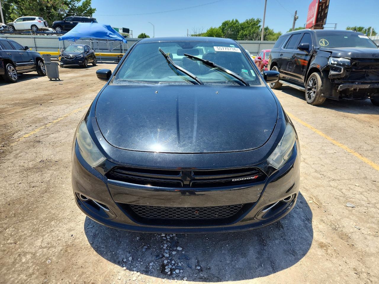 2015 Dodge Dart Sxt Black vin: 1C3CDFBB8FD286821