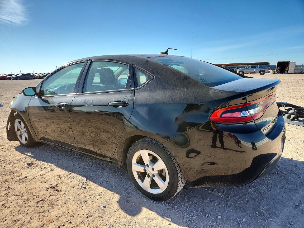 2015 Dodge Dart Sxt Черный vin: 1C3CDFBB8FD298922