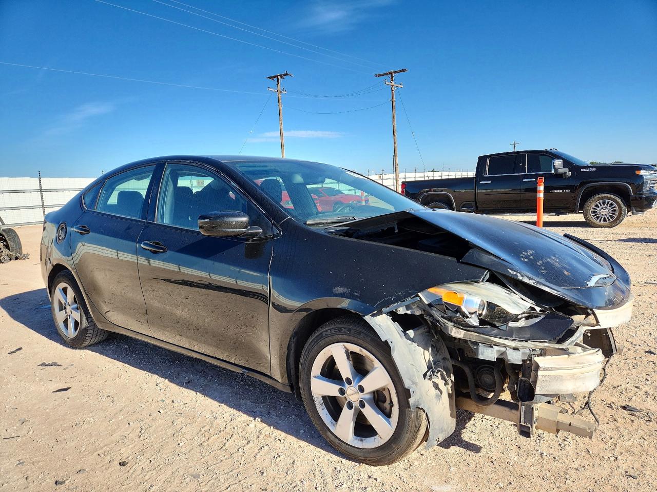 2015 Dodge Dart Sxt Черный vin: 1C3CDFBB8FD298922
