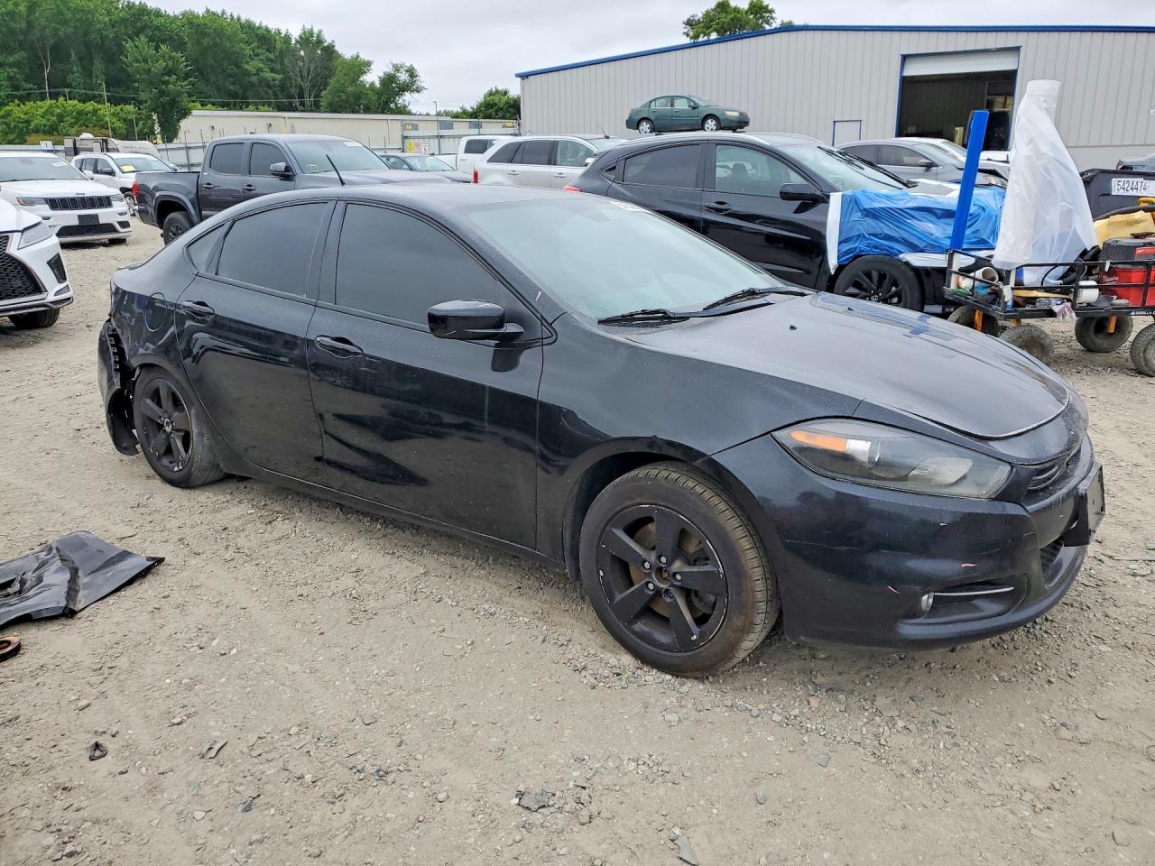 2015 Dodge Dart Black vin: 1C3CDFBB8FD307442