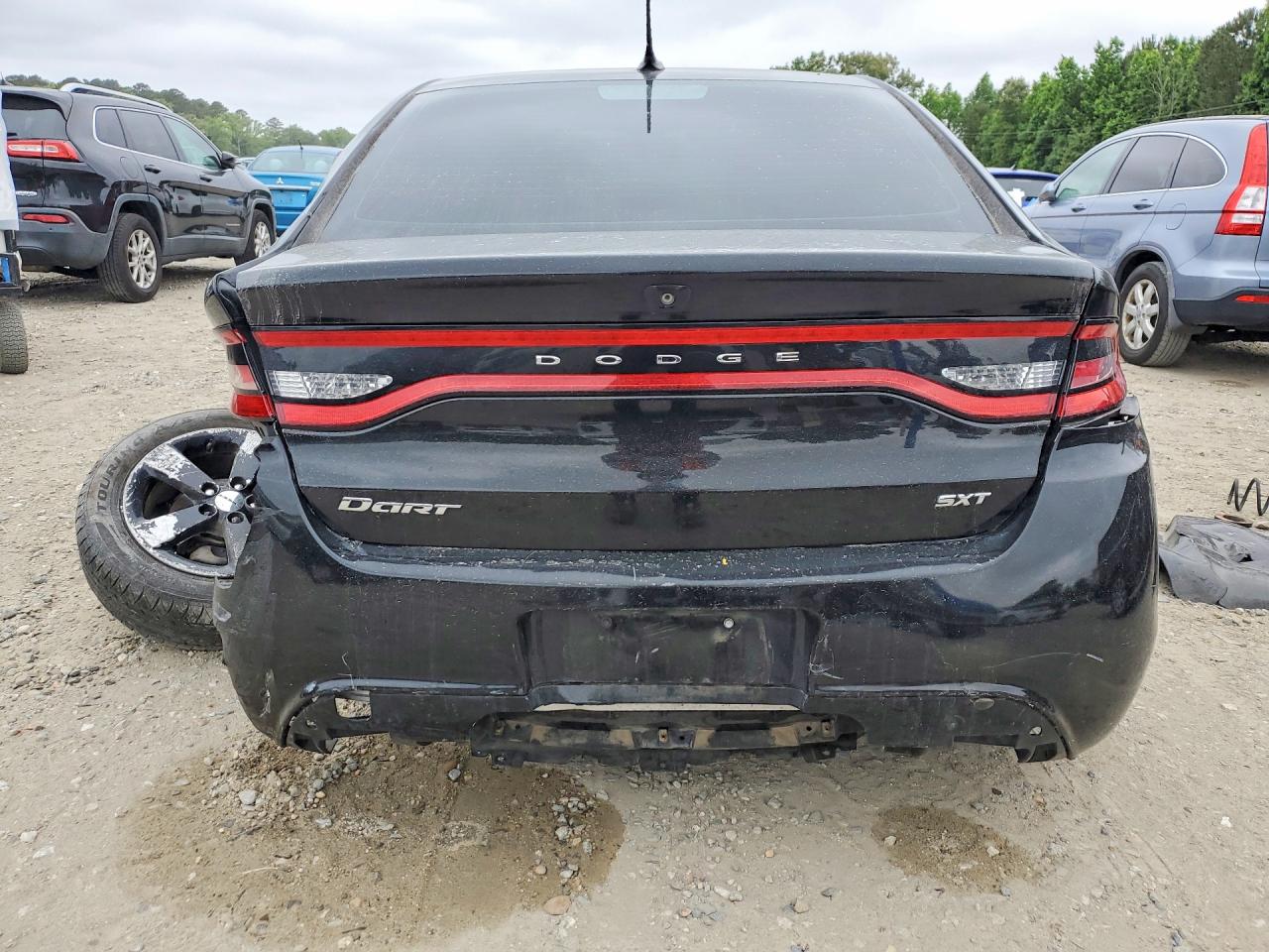 2015 Dodge Dart Black vin: 1C3CDFBB8FD307442