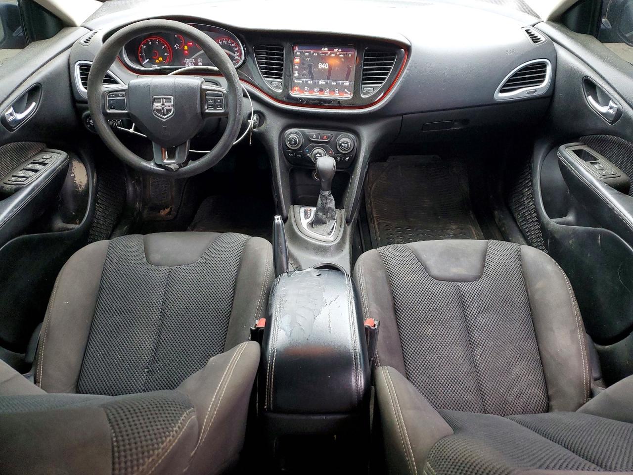 2015 Dodge Dart Black vin: 1C3CDFBB8FD307442