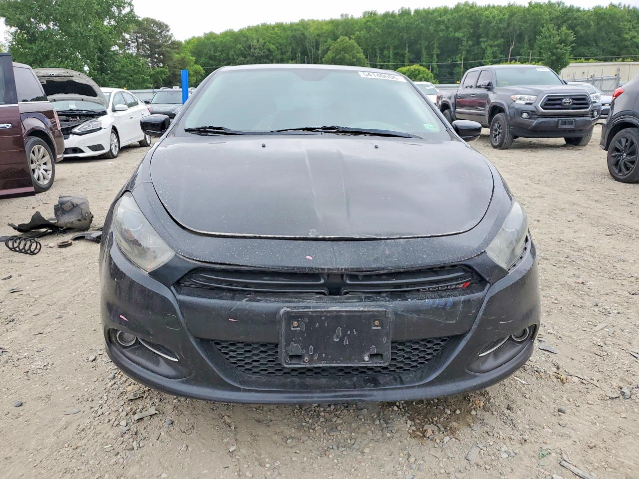 2015 Dodge Dart Black vin: 1C3CDFBB8FD307442