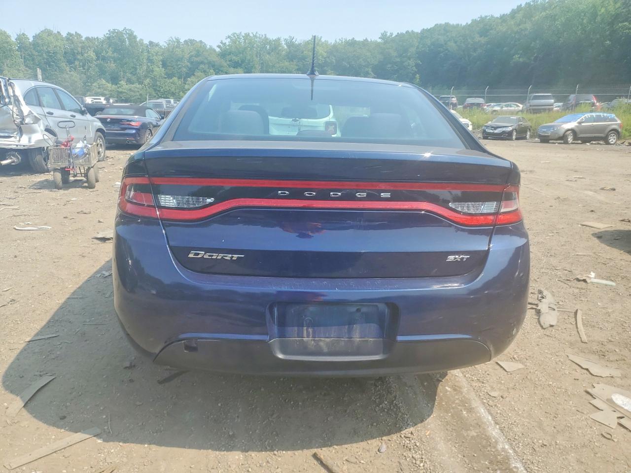 2015 Dodge Dart Sxt Blue vin: 1C3CDFBB8FD309997