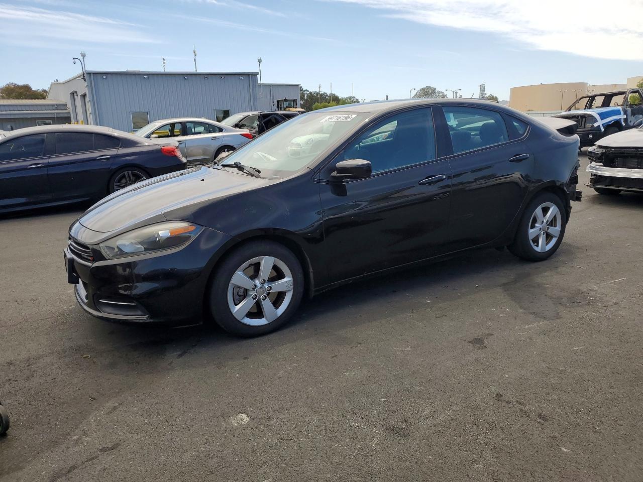 2015 Dodge Dart Sxt Black vin: 1C3CDFBB8FD336553