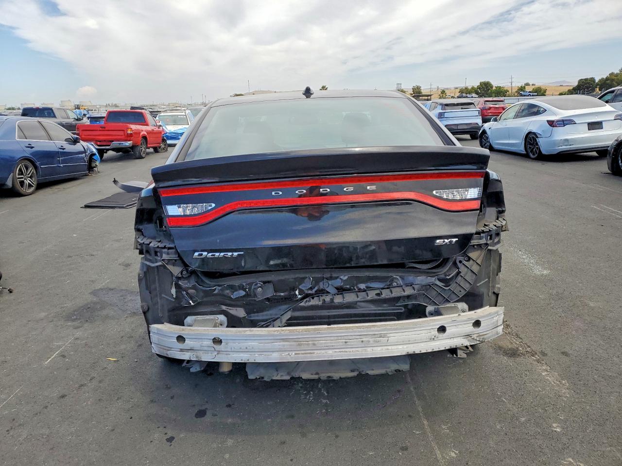 2015 Dodge Dart Sxt Black vin: 1C3CDFBB8FD336553